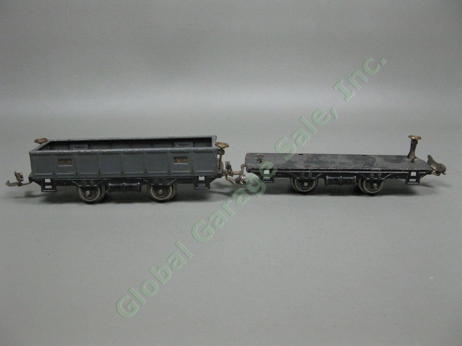 Antique 1920s-1930s Lionel Lines O Gauge Model Train Set #803 804 805 806 807 NR 26