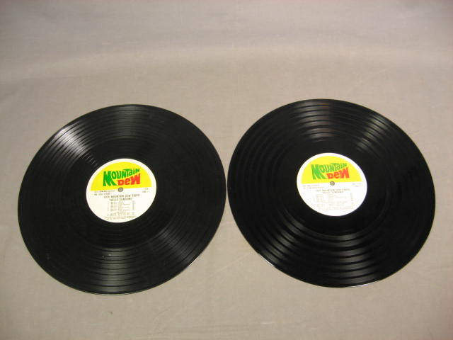 Vintage Pepsi Cola Mountain Dew Radio Promo LP Records 2