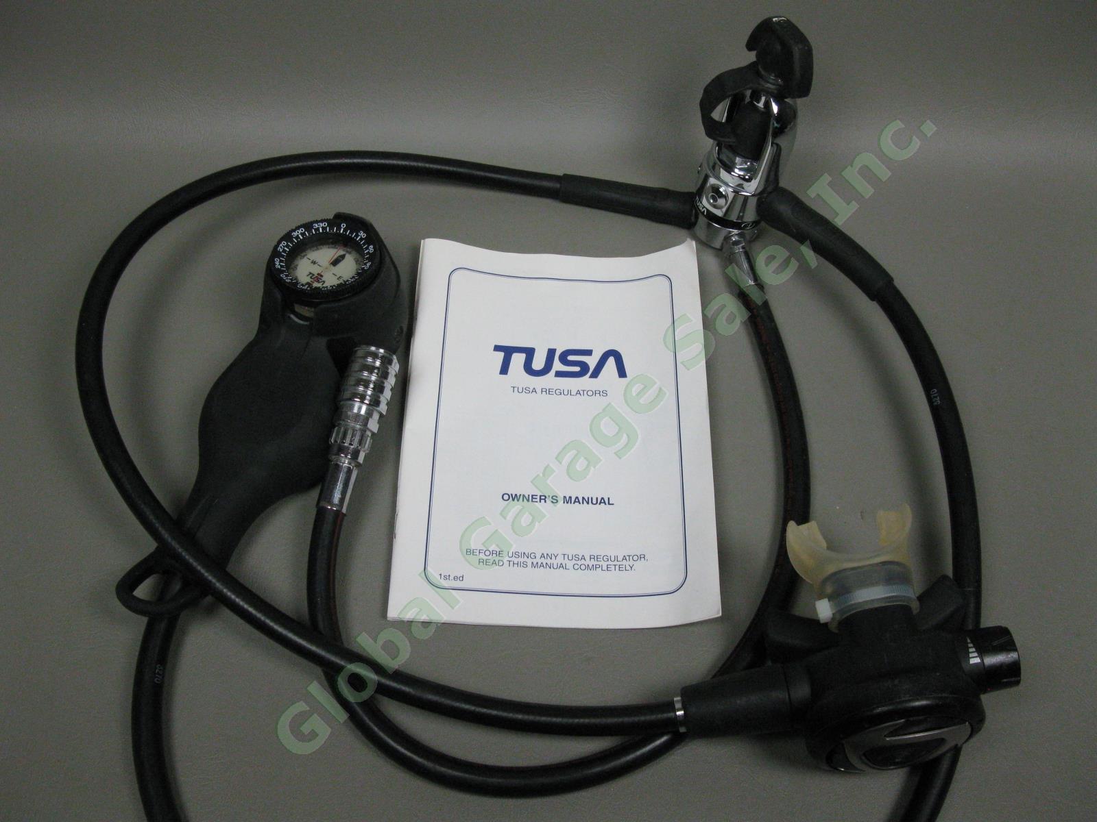 Tusa Scuba Diving Regulator EN250 Dive Computer Hose 1st & 2nd Stage Mouthpieces