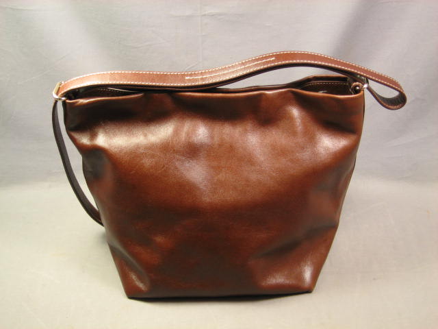 NWT Kate Spade Clover Tobacco Leather Handbag Purse Bag 3