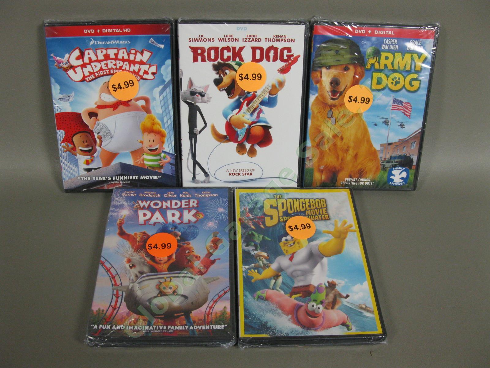 41 Cartoon Animated Kids Movie DVD Lot Lego Ninjago Minions Smurfs Missing Link 7