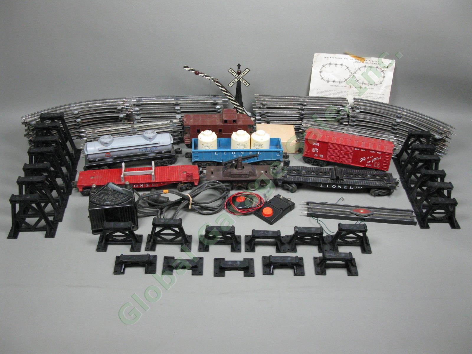 Vintage Lionel Lines/Marx O-Gauge Model Train Lot Tracks #6112 6424 6465 6801 NR