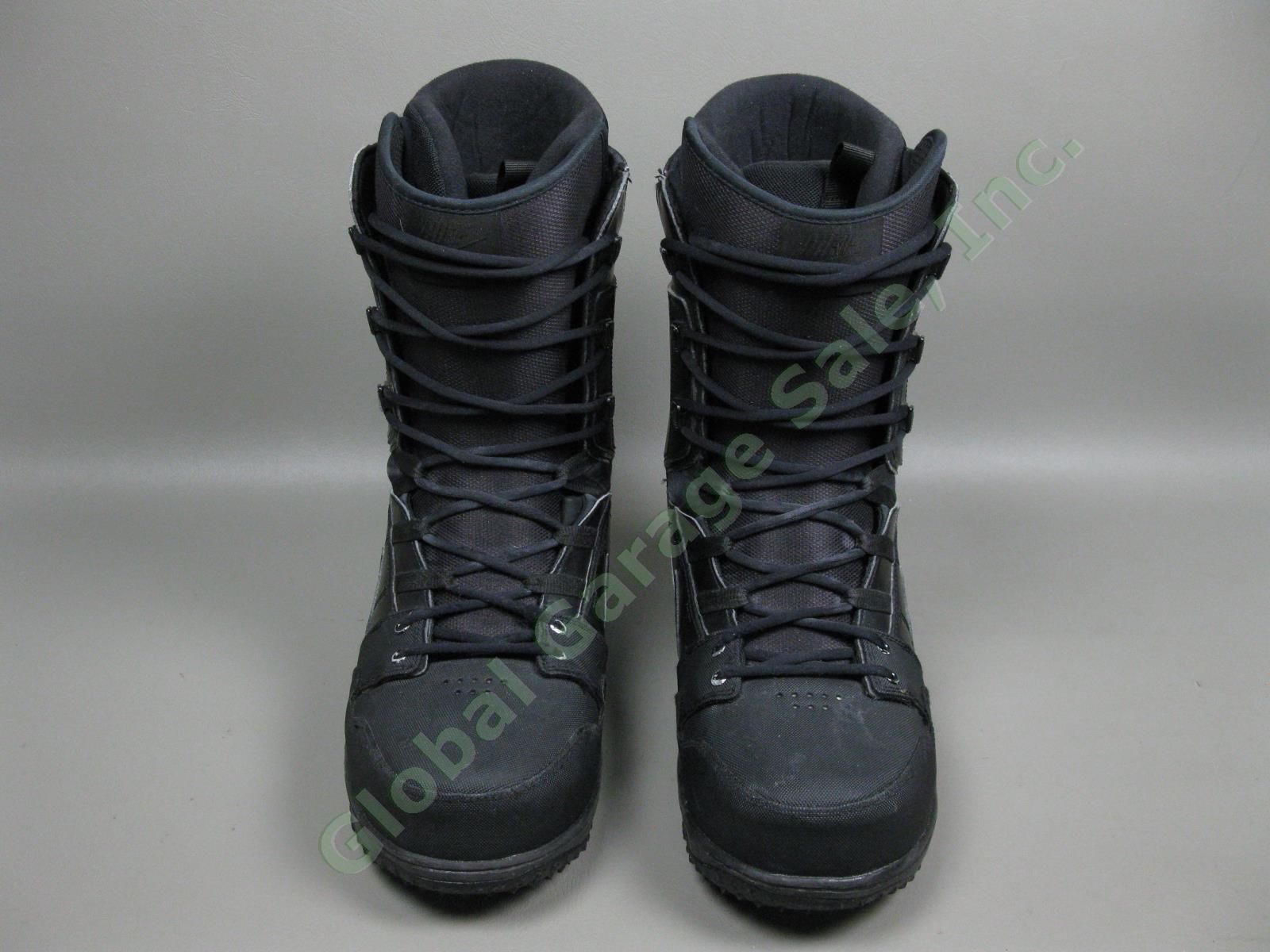 NIKE SB Vapen Snowboard Boots 447125-002 Triple-Black Mens Sz 11.5 Exc Cond! 2