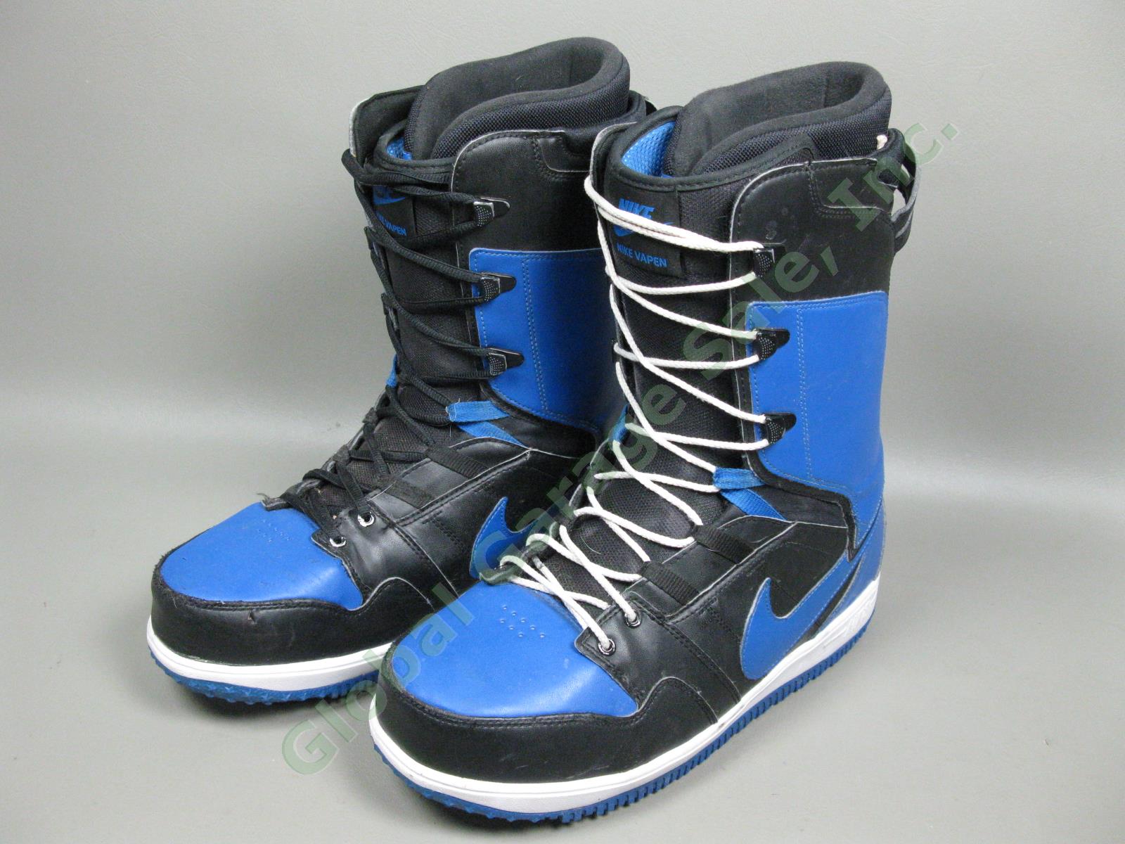 NIKE SB Vapen Snowboard Boots Deadstock 447125-041 Royal Blue Mens Size 12 NR!