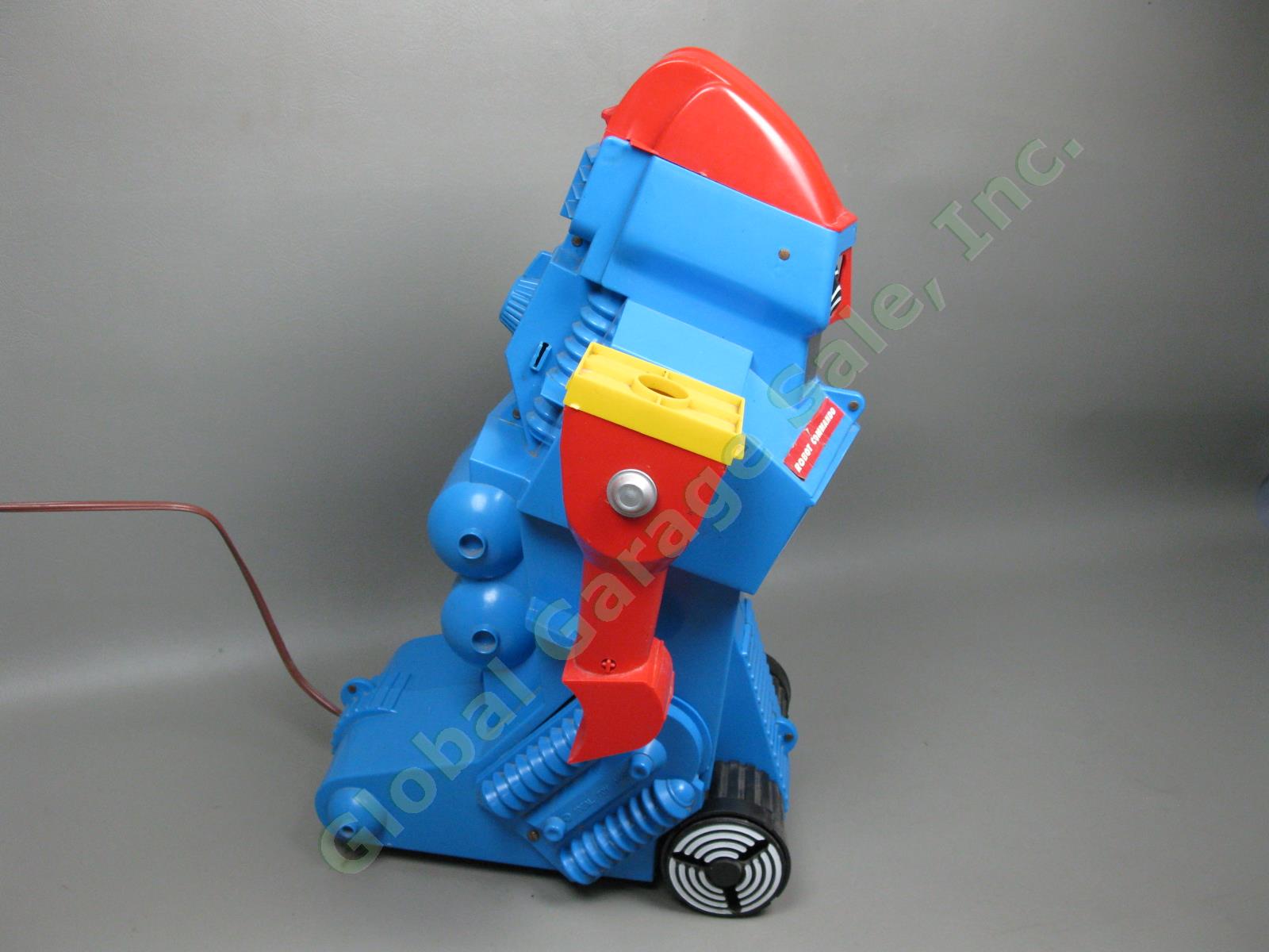 Vintage 1961 Ideal Interactive Robot Commando Battery Toy w/ Remote Control NR! 9