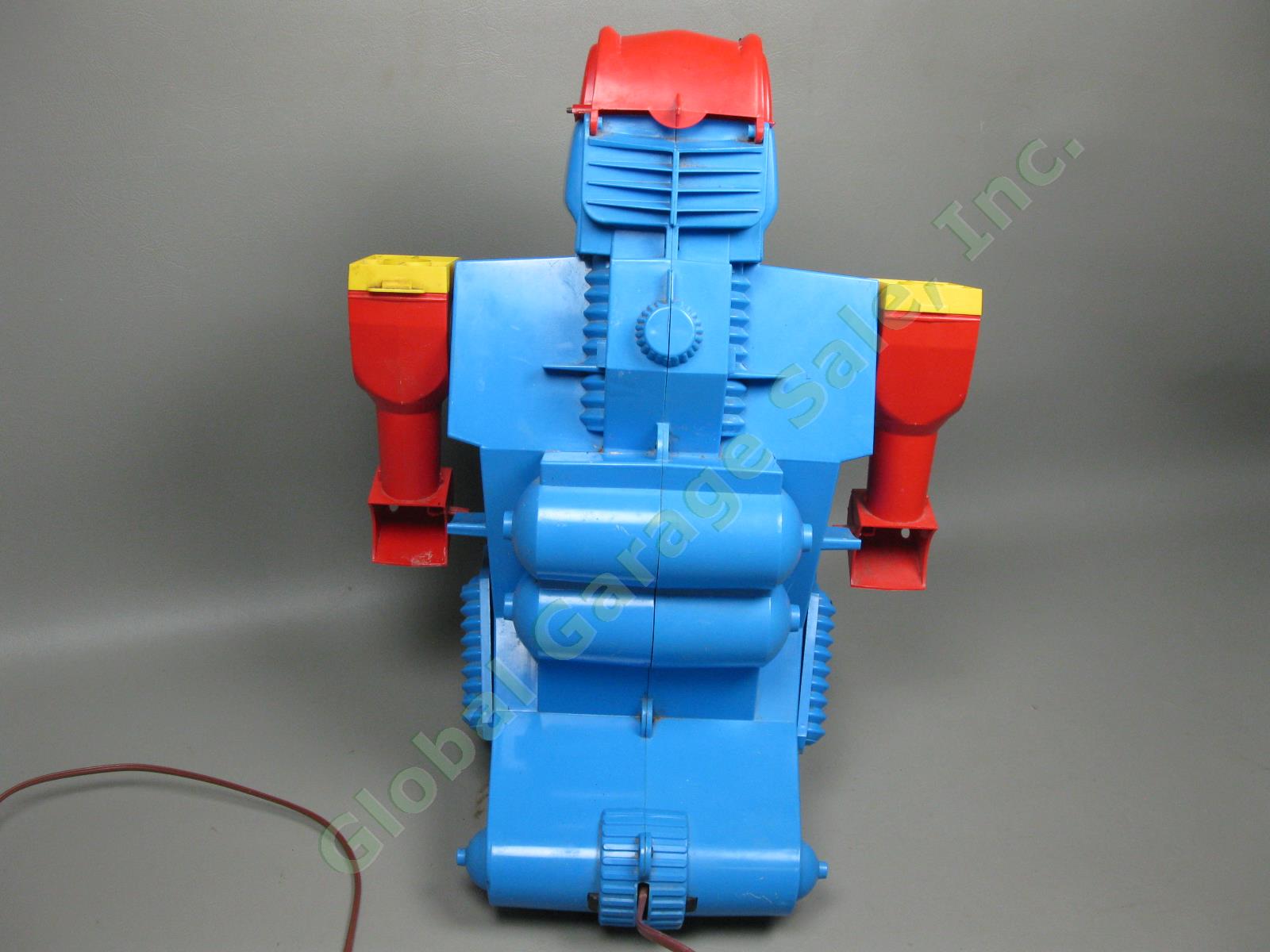 Vintage 1961 Ideal Interactive Robot Commando Battery Toy w/ Remote Control NR! 11