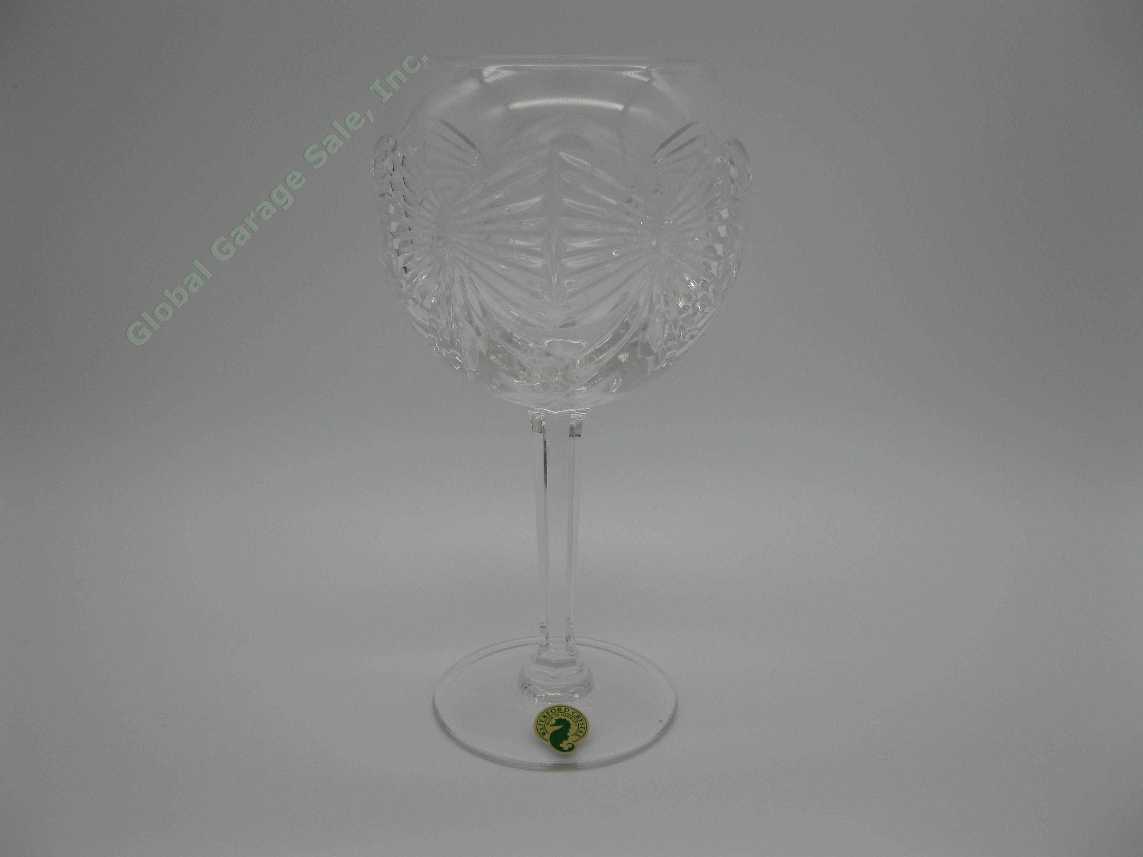 Waterford Crystal Millennium Collection HAPPINESS Toasting Goblet Glass Set MINT 1