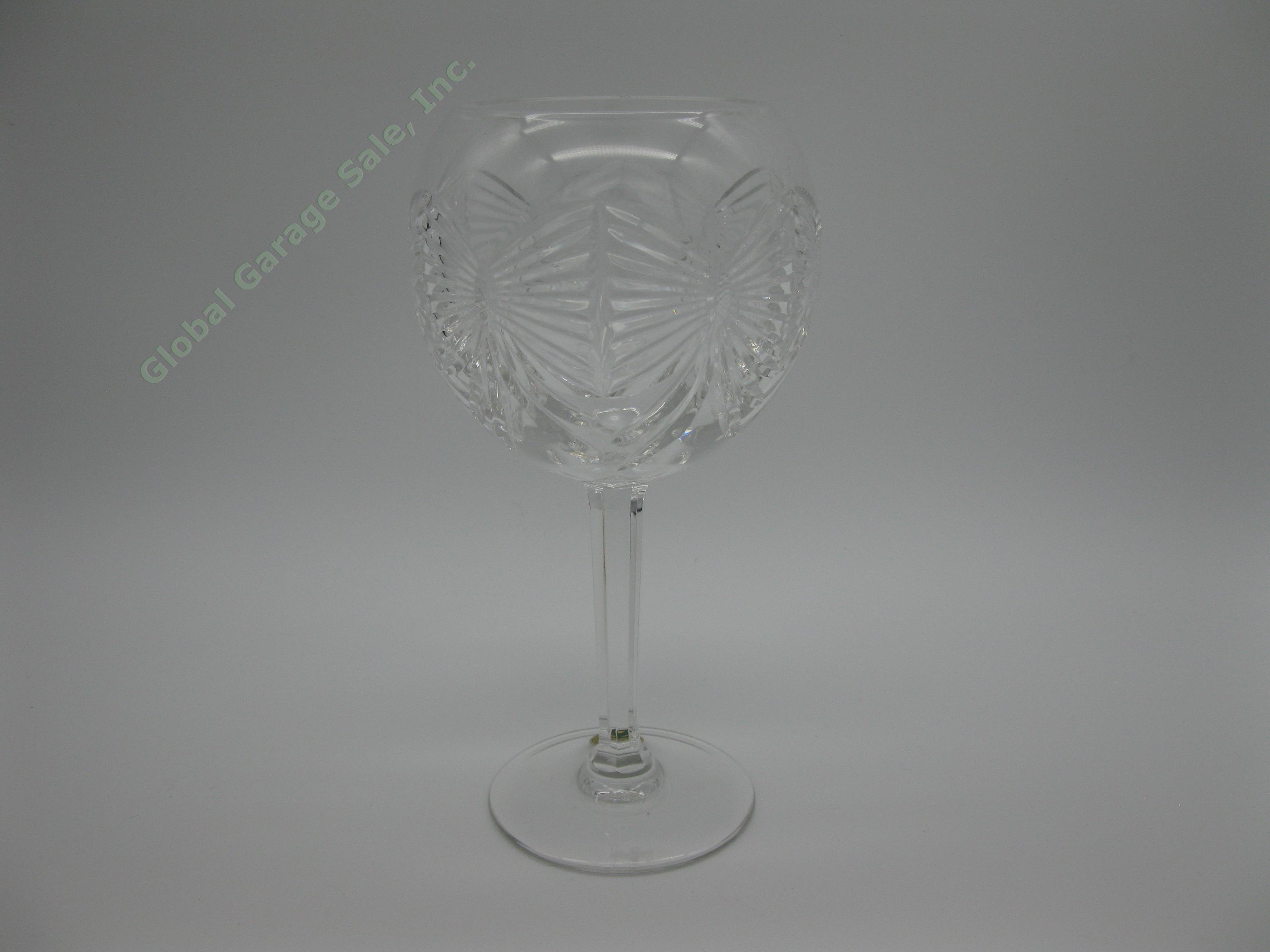Waterford Crystal Millennium Collection HAPPINESS Toasting Goblet Glass Set MINT 2