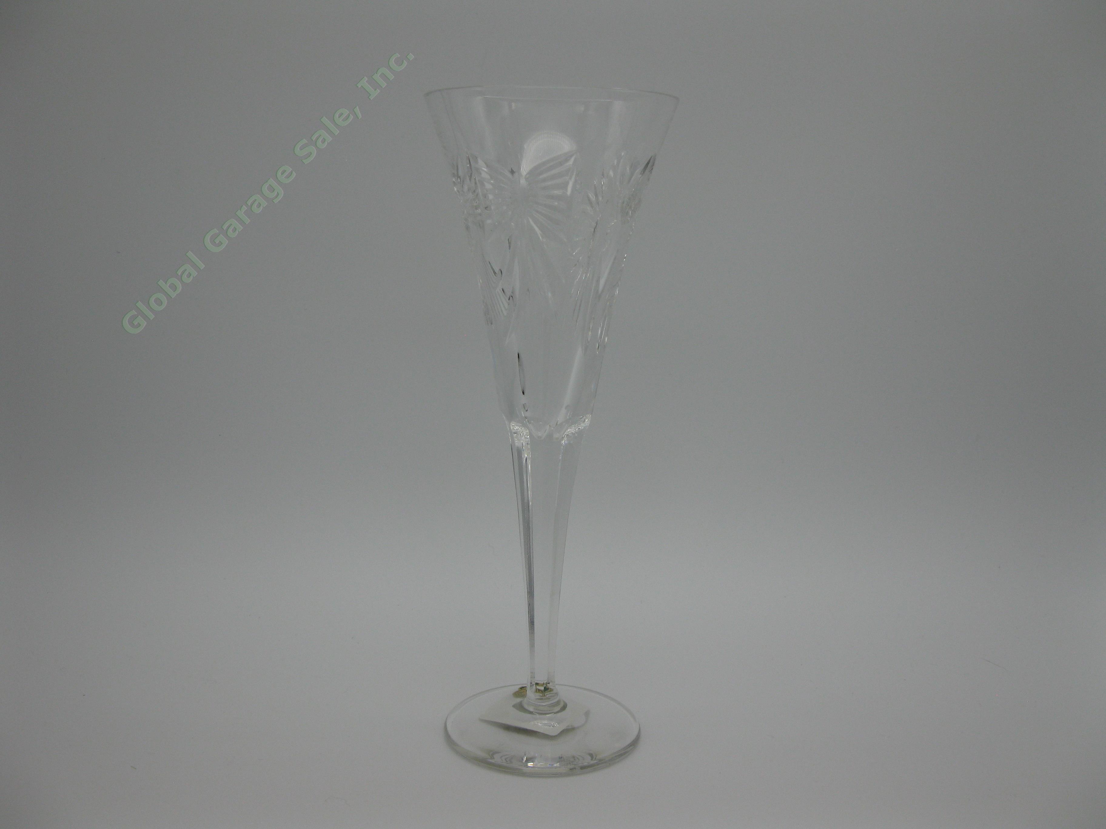 4 Waterford Crystal Millennium Universal-5 Toasting Flute Champagne Glasses NR! 2