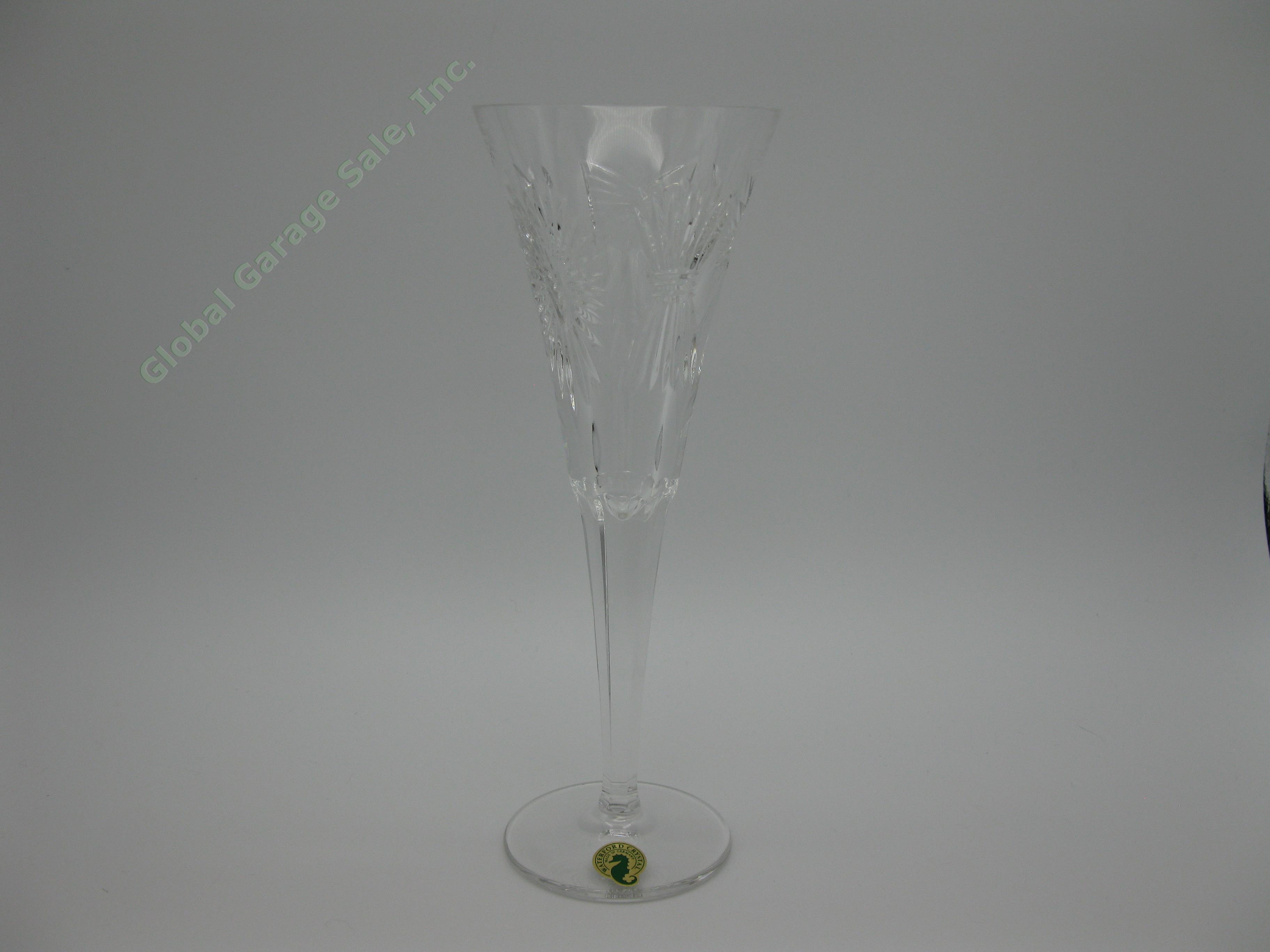 4 Waterford Crystal Millennium Universal-5 Toasting Flute Champagne Glasses NR! 6