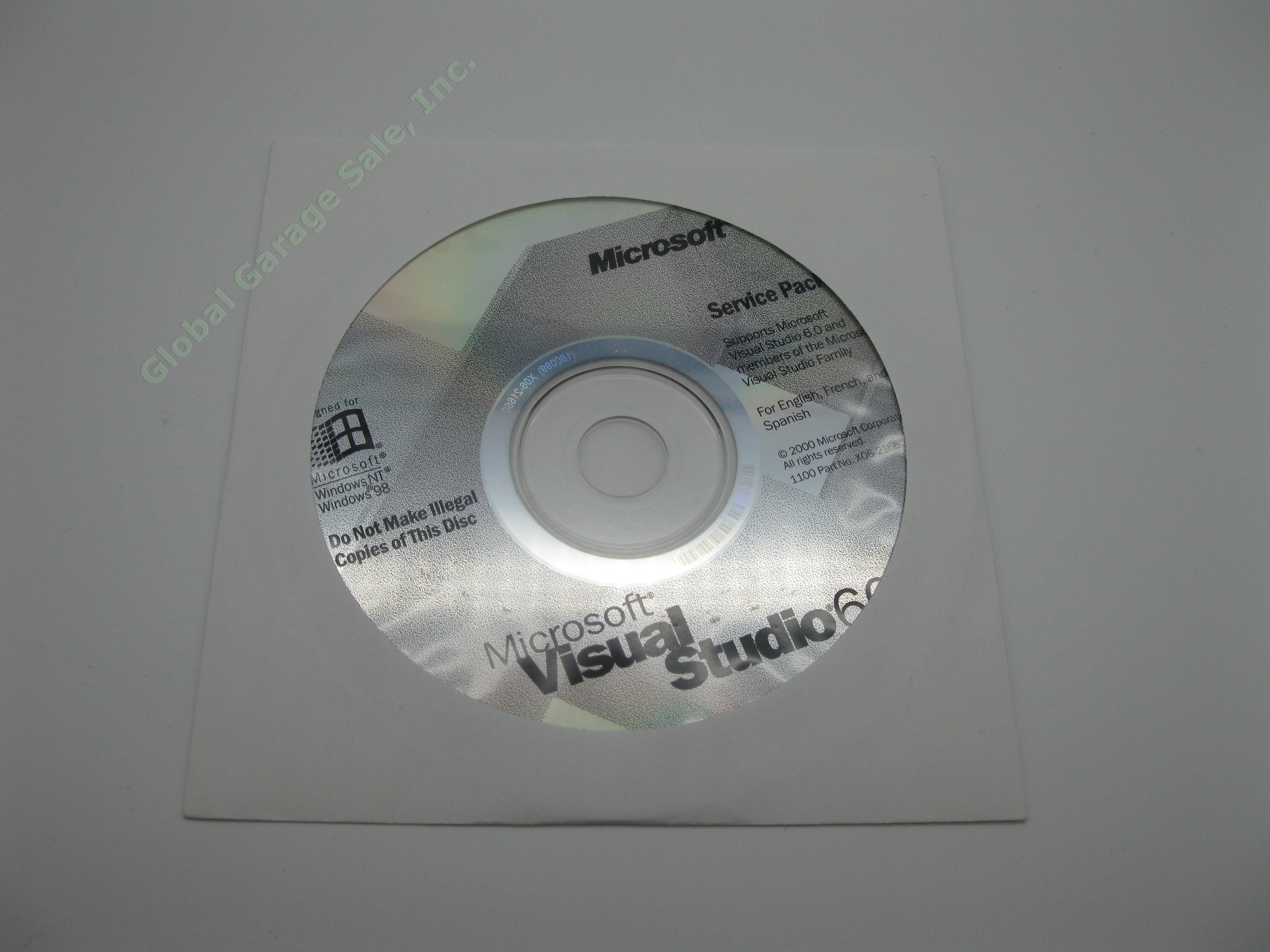 Microsoft Visual Basic 6.0 Professional Edition Pro Full Retail Box Commercial 10