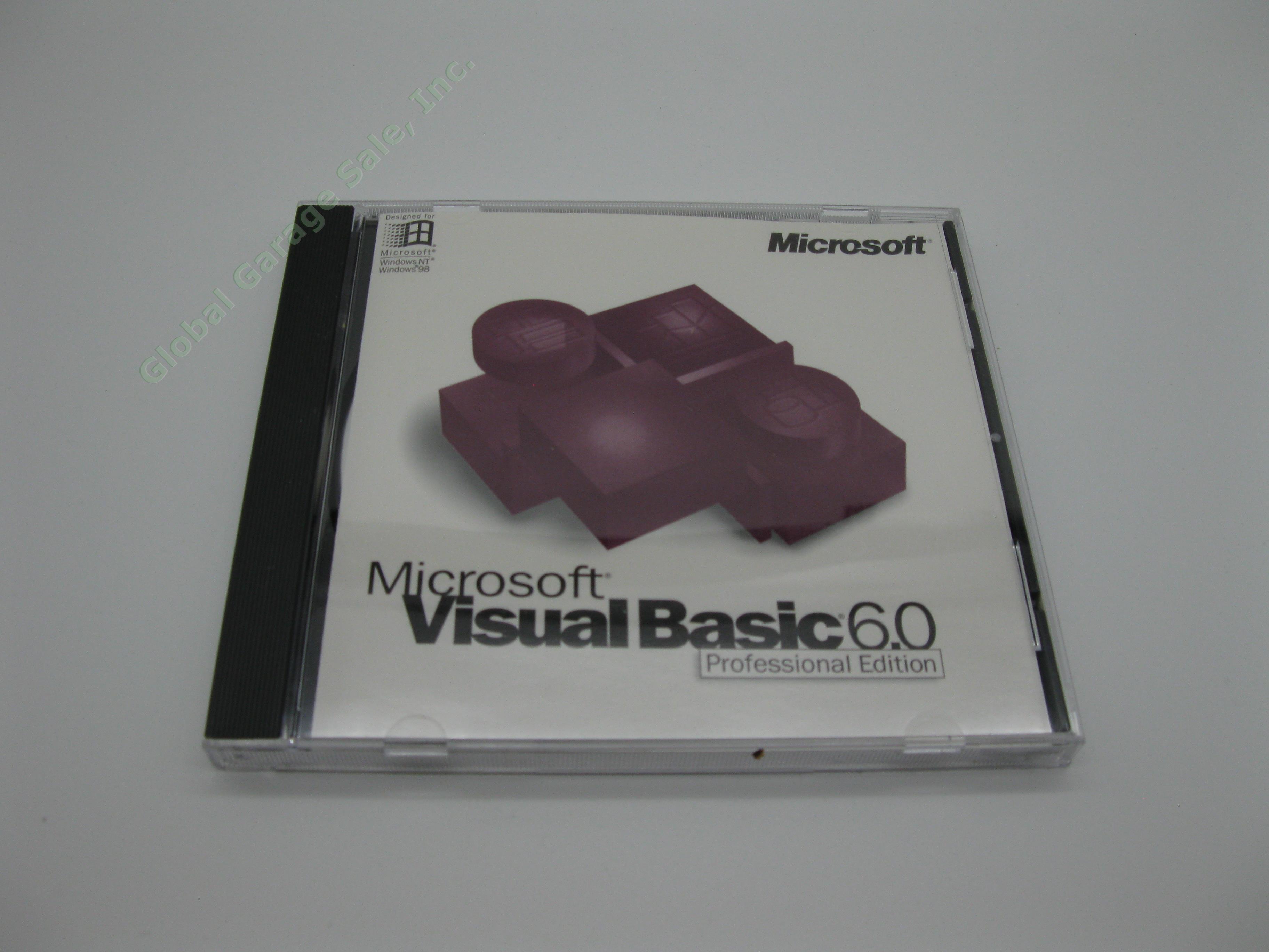 Microsoft Visual Basic 6.0 Professional Edition Pro Full Retail Box Commercial 14