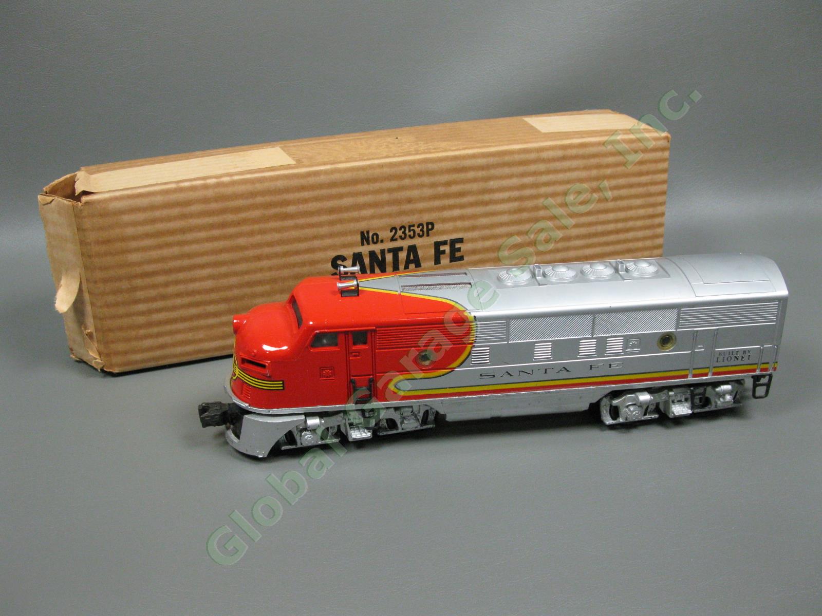 Vintage Lionel Santa Fe 2353P F-3 Diesel Locomotive + 2353T Dummy Model Trains 1