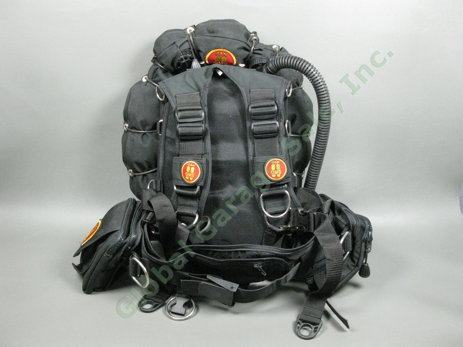 MINT OMS BCD Harness Backplate 45lb Wing Dual Bladder Dive Bag Scuba Lot Sz S/XS 1