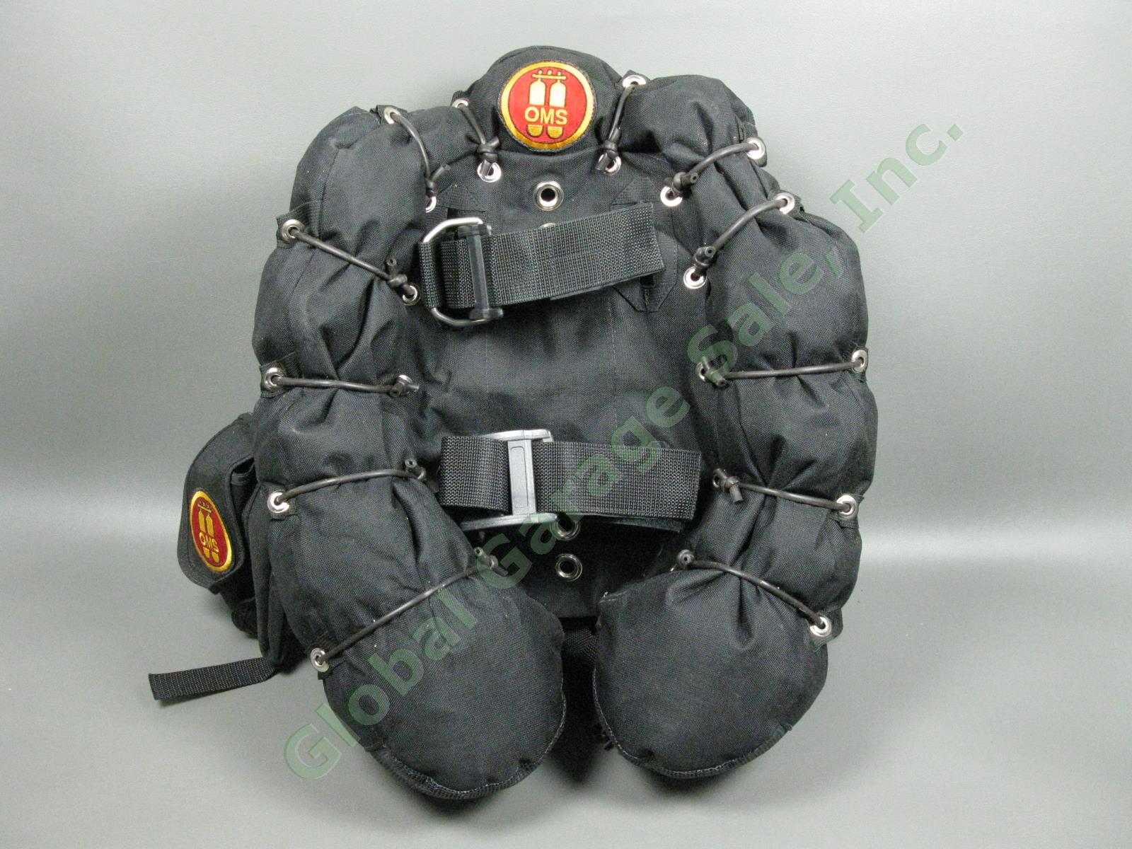 MINT OMS BCD Harness Backplate 45lb Wing Dual Bladder Dive Bag Scuba Lot Sz S/XS 2