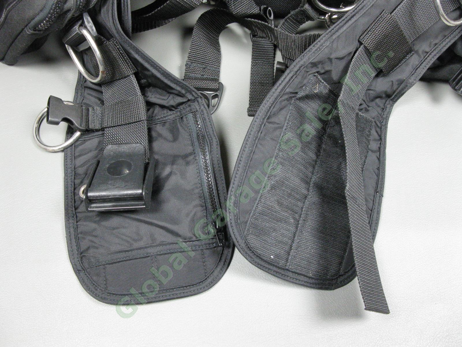 MINT OMS BCD Harness Backplate 45lb Wing Dual Bladder Dive Bag Scuba Lot Sz S/XS 7
