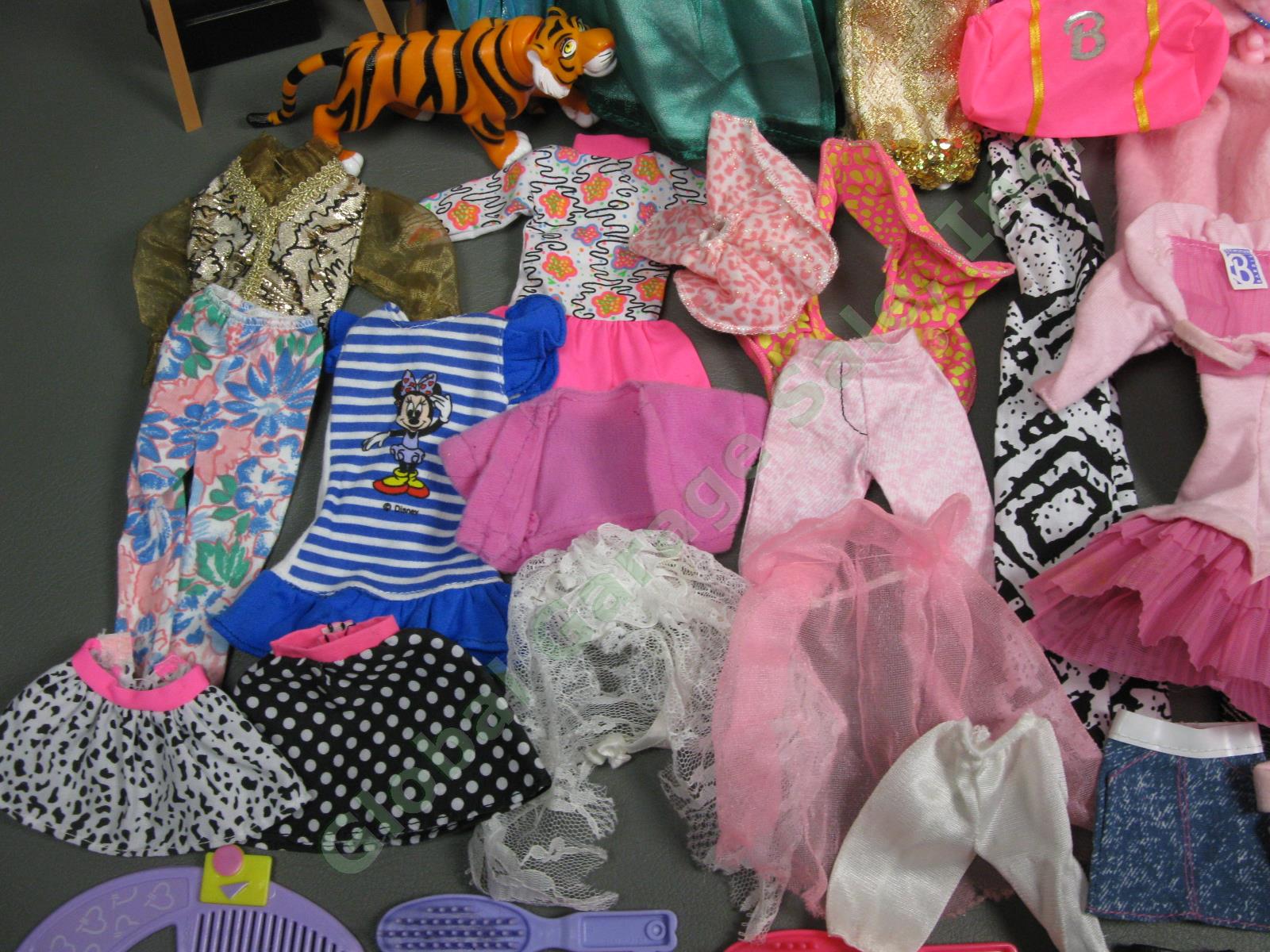 HUGE 29 1970s-1990s Barbie Doll Lot Horse Clothes Accessories Disney Collection 41