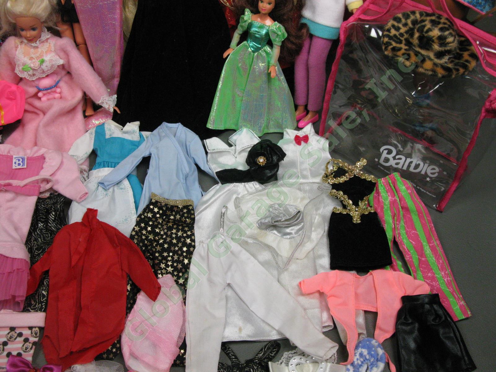 HUGE 29 1970s-1990s Barbie Doll Lot Horse Clothes Accessories Disney Collection 43