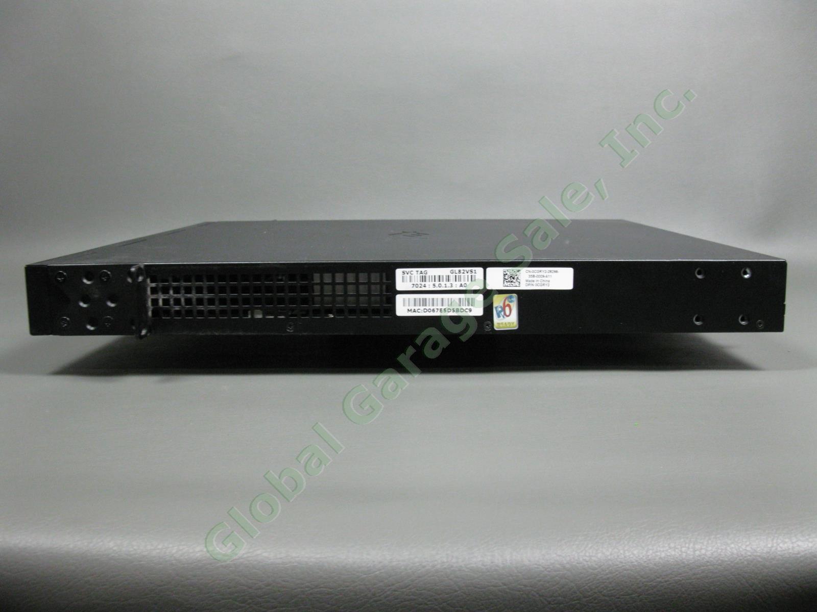 Dell PowerConnect 7024 24-Port Network Ethernet Switch 240V 50-60Hz 2.5A #84NJ8 4
