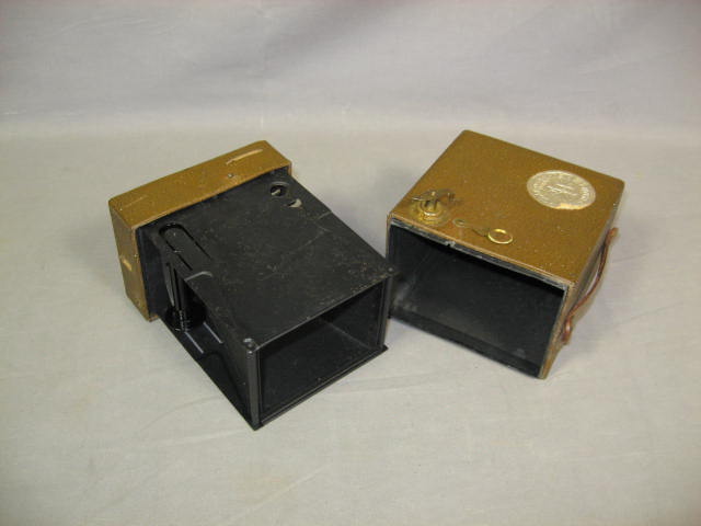 Antique Kodak No 2 Bulls-Eye Green Brownie Box Cameras 13