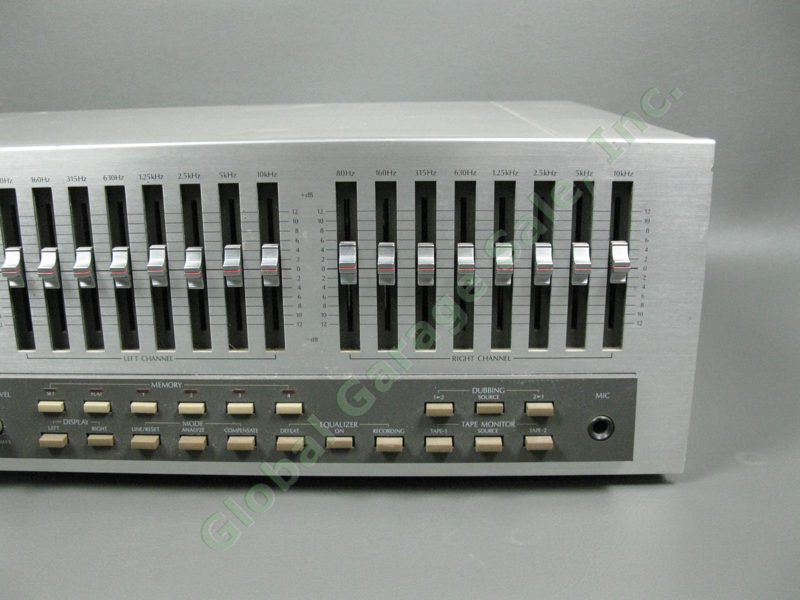 Vintage Sansui SE-9 Stereo Graphic Compu-Equalizer 2-Channel 240V 30W Tested IWC 2