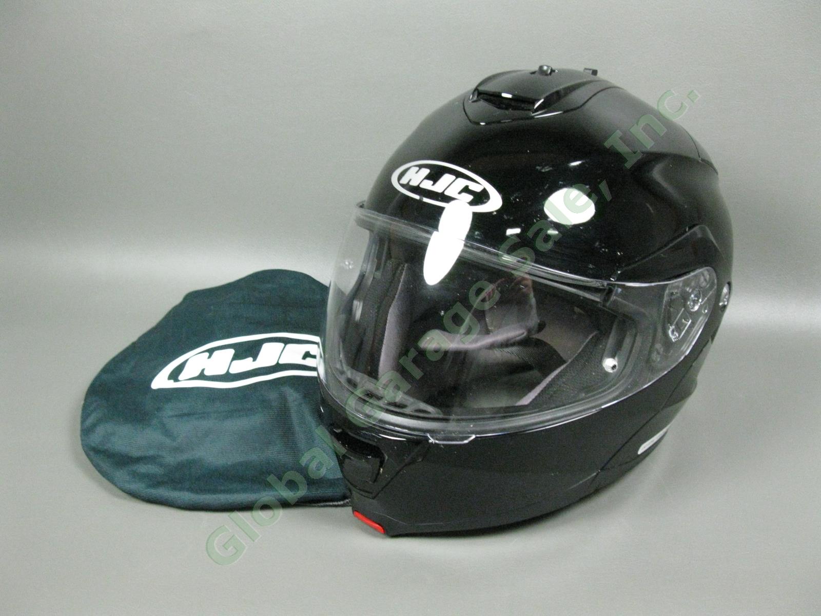 HJC IS-Max II Modular Motorcycle Helmet Size XXL Black Gloss One Owner EXC COND!