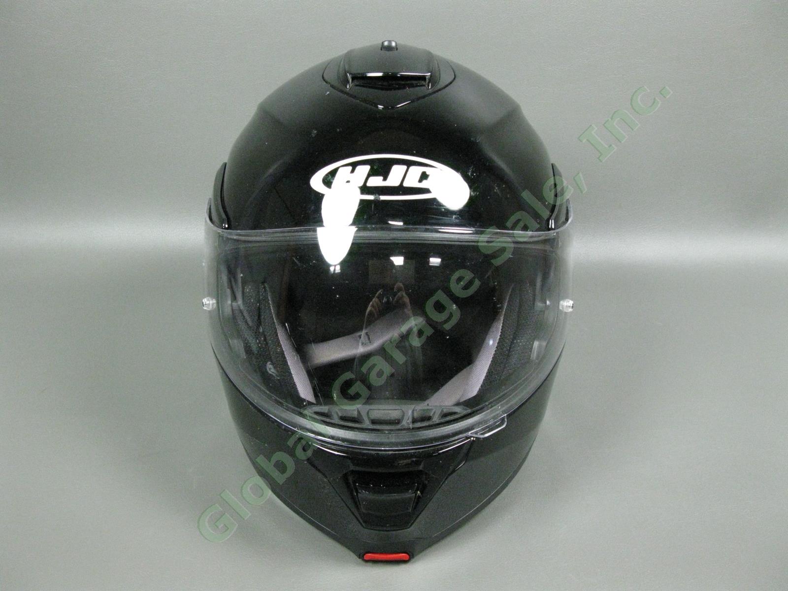 HJC IS-Max II Modular Motorcycle Helmet Size XXL Black Gloss One Owner EXC COND! 1