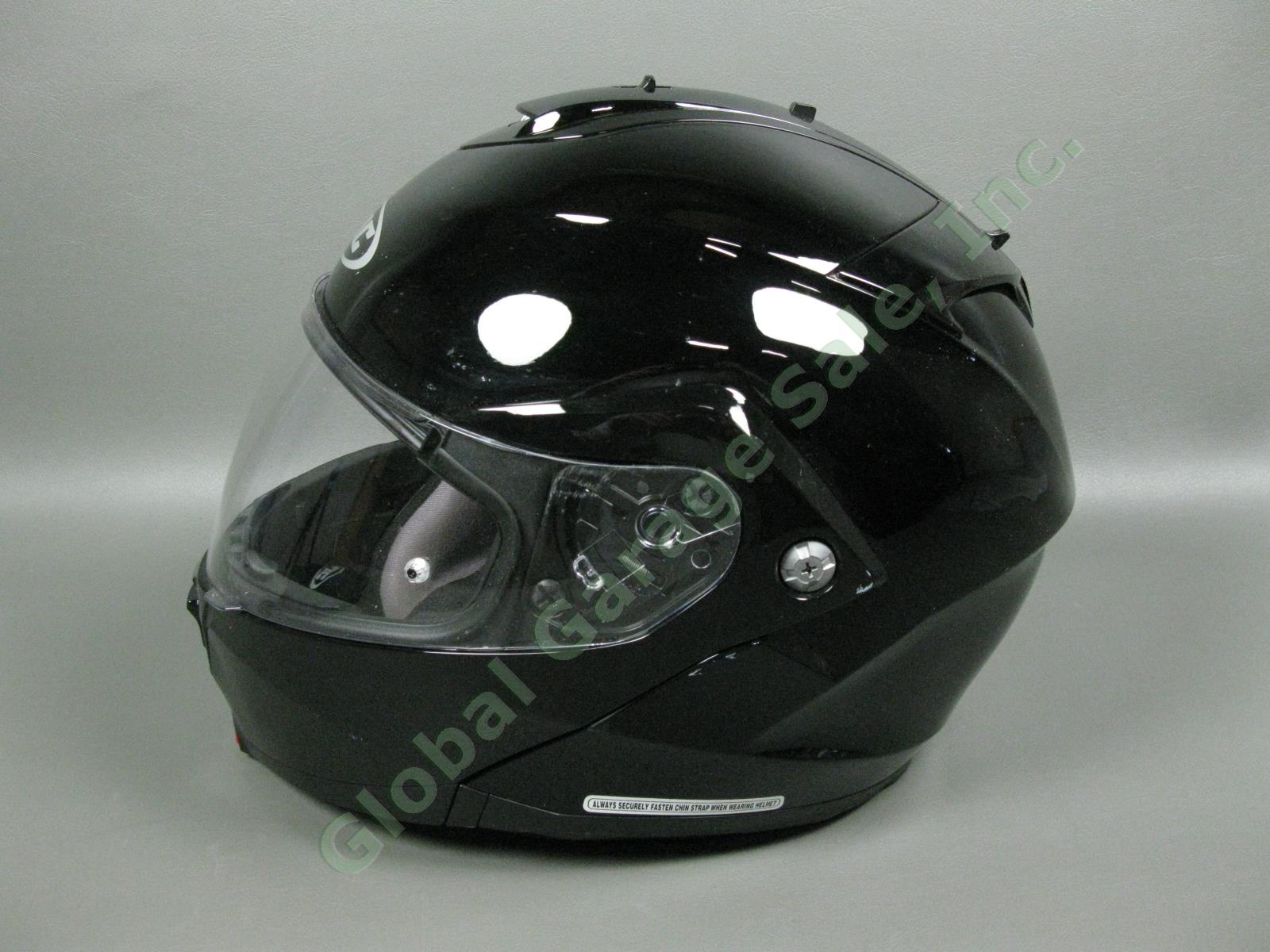 HJC IS-Max II Modular Motorcycle Helmet Size XXL Black Gloss One Owner EXC COND! 2