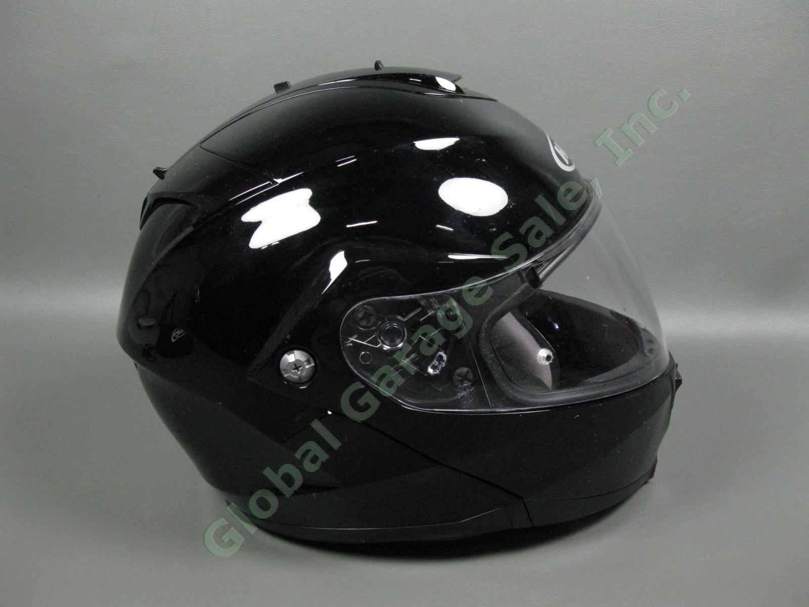 HJC IS-Max II Modular Motorcycle Helmet Size XXL Black Gloss One Owner EXC COND! 5