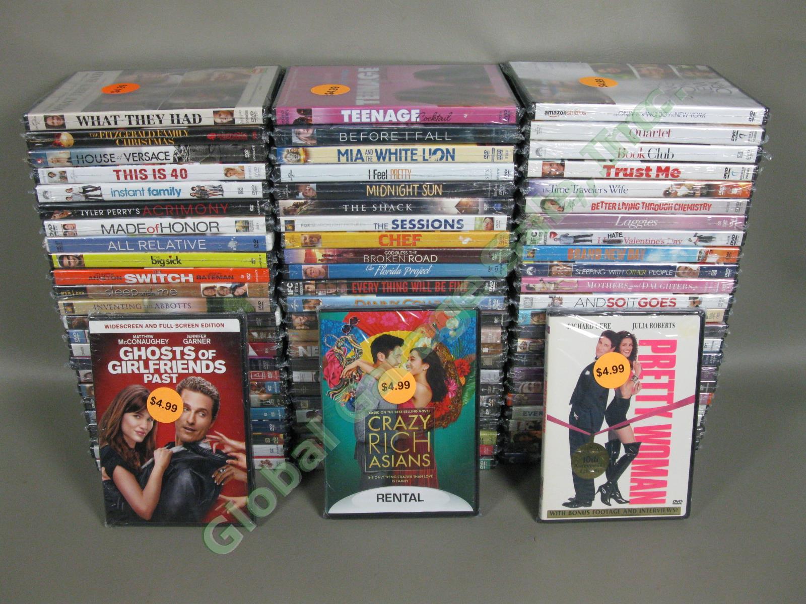 HUGE 454 DVD Movie Wholesale Lot Comedy Drama Western Horror All Shrinkwrapped!