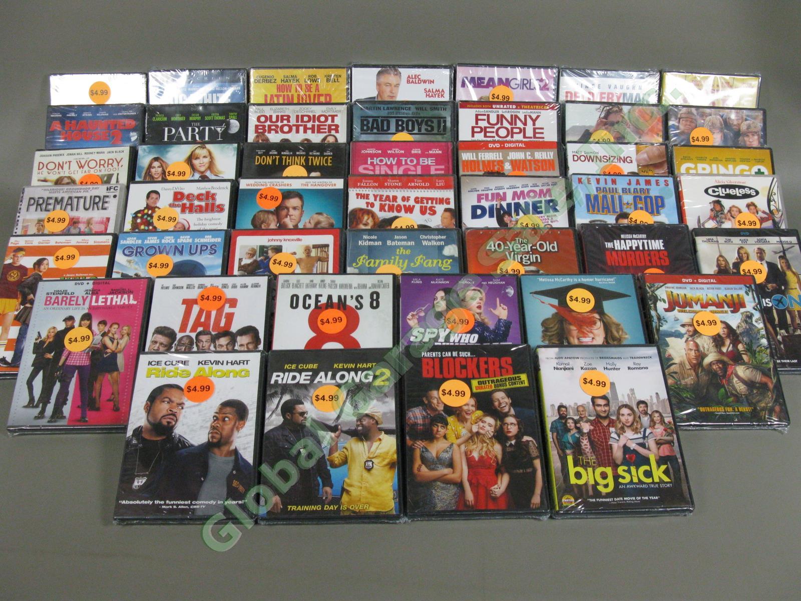 HUGE 454 DVD Movie Wholesale Lot Comedy Drama Western Horror All Shrinkwrapped! 1