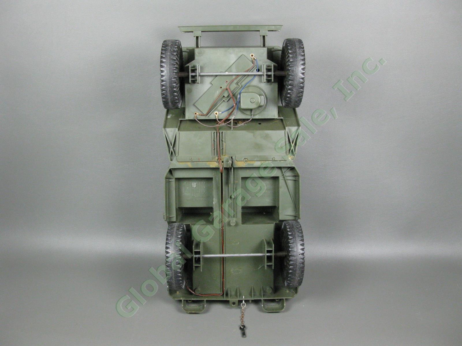 Vintage 1960s GI Joe 7000 HQ-26 Jeep Trailer Cannon Searchlight Extra Tire Lot 8