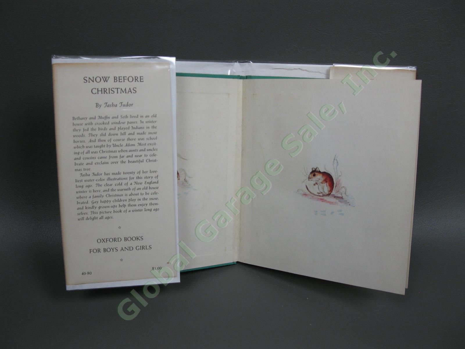 1941 Snow Before Christmas Tasha Tudor Oxford Press 1st Edition Hardcover Book 1