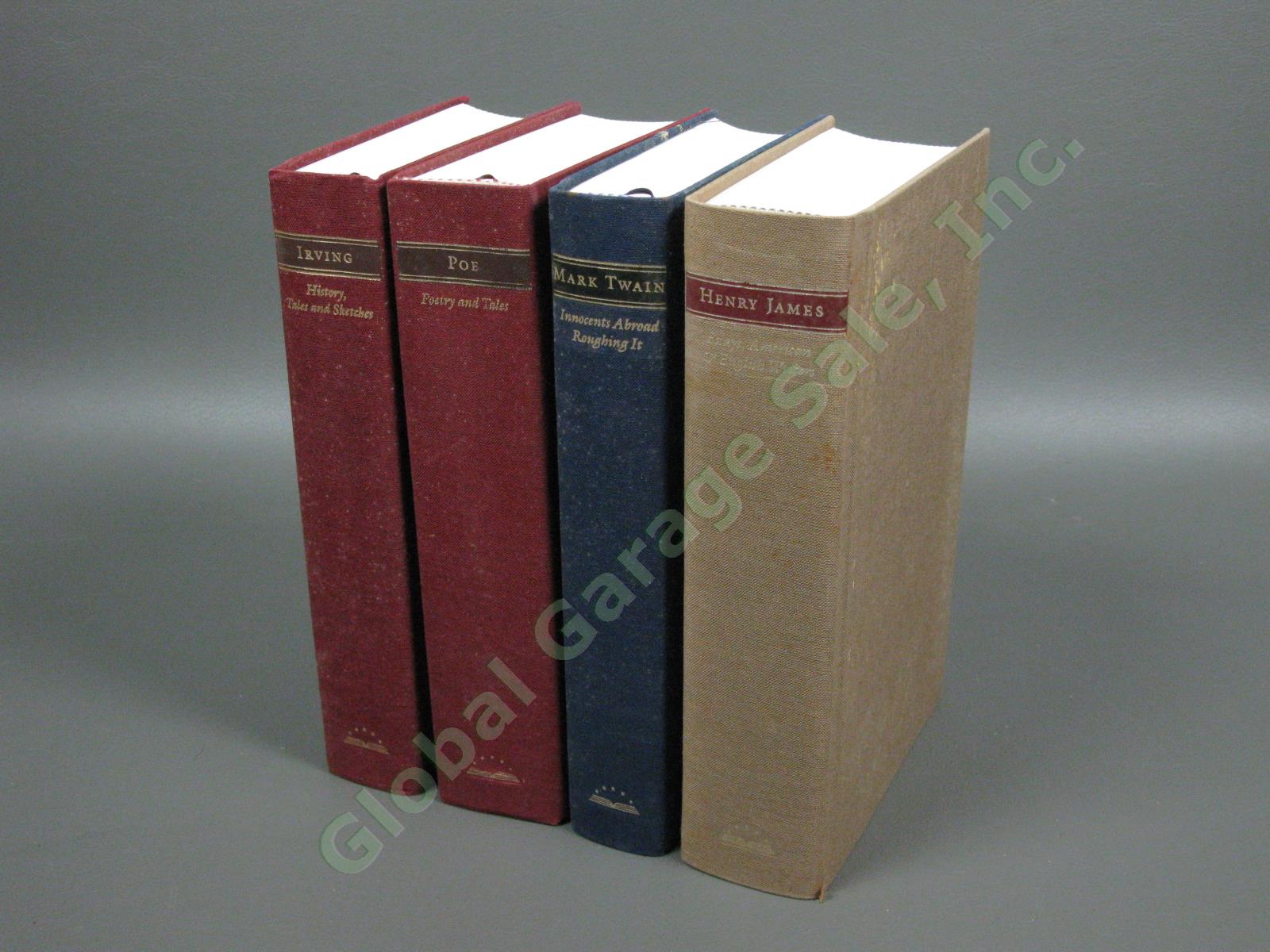 15 Volume Library of America Vintage 1979 Books Set + Slipcases Twain Thoreau NR 6