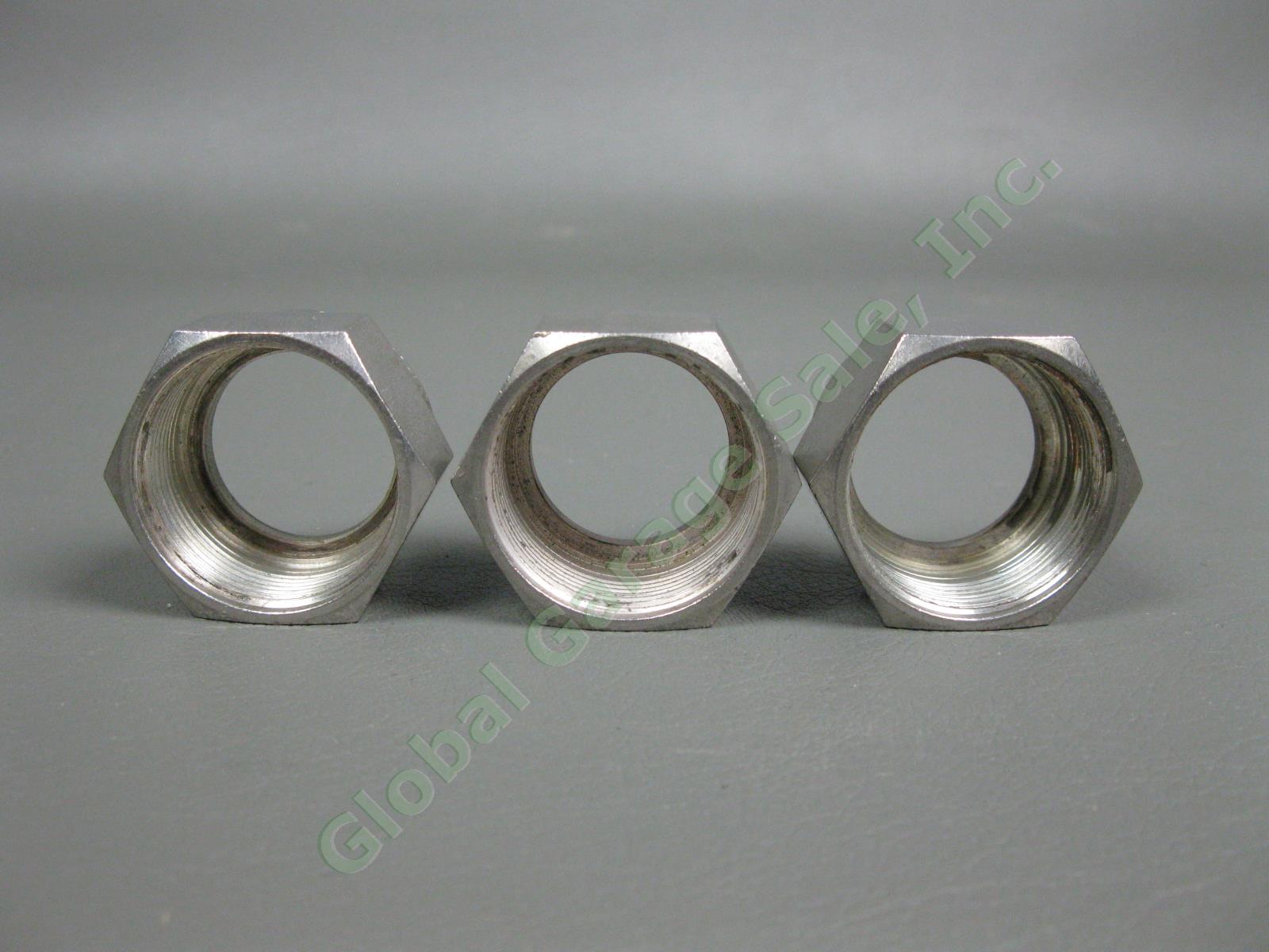 6 Swagelok 7/8" OD SS 314 Compression Tube Fitting Union Tee Nut Less Ferrules 4
