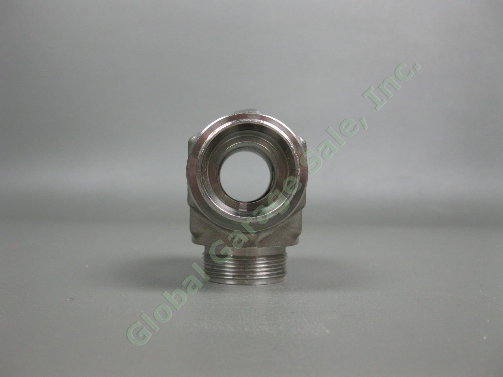 6 Swagelok 7/8" OD SS 314 Compression Tube Fitting Union Tee Nut Less Ferrules 8