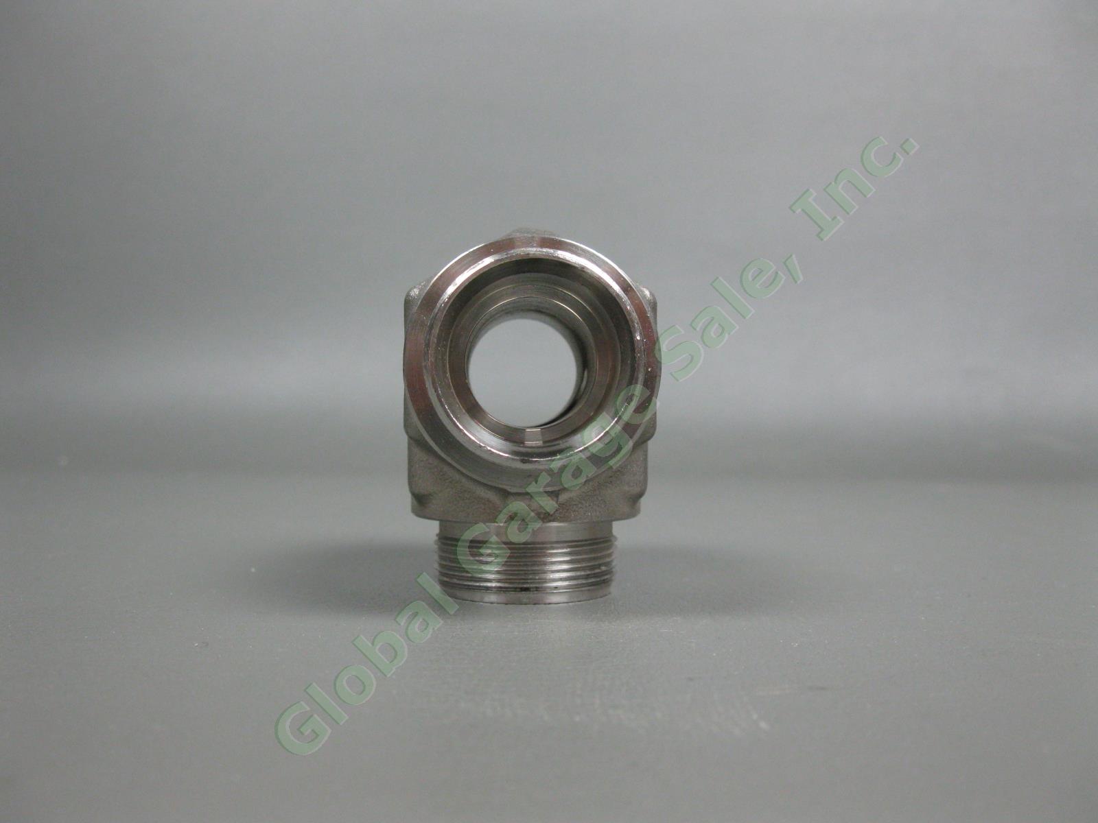 6 Swagelok 7/8" OD SS 314 Compression Tube Fitting Union Tee Nut Less Ferrules 9