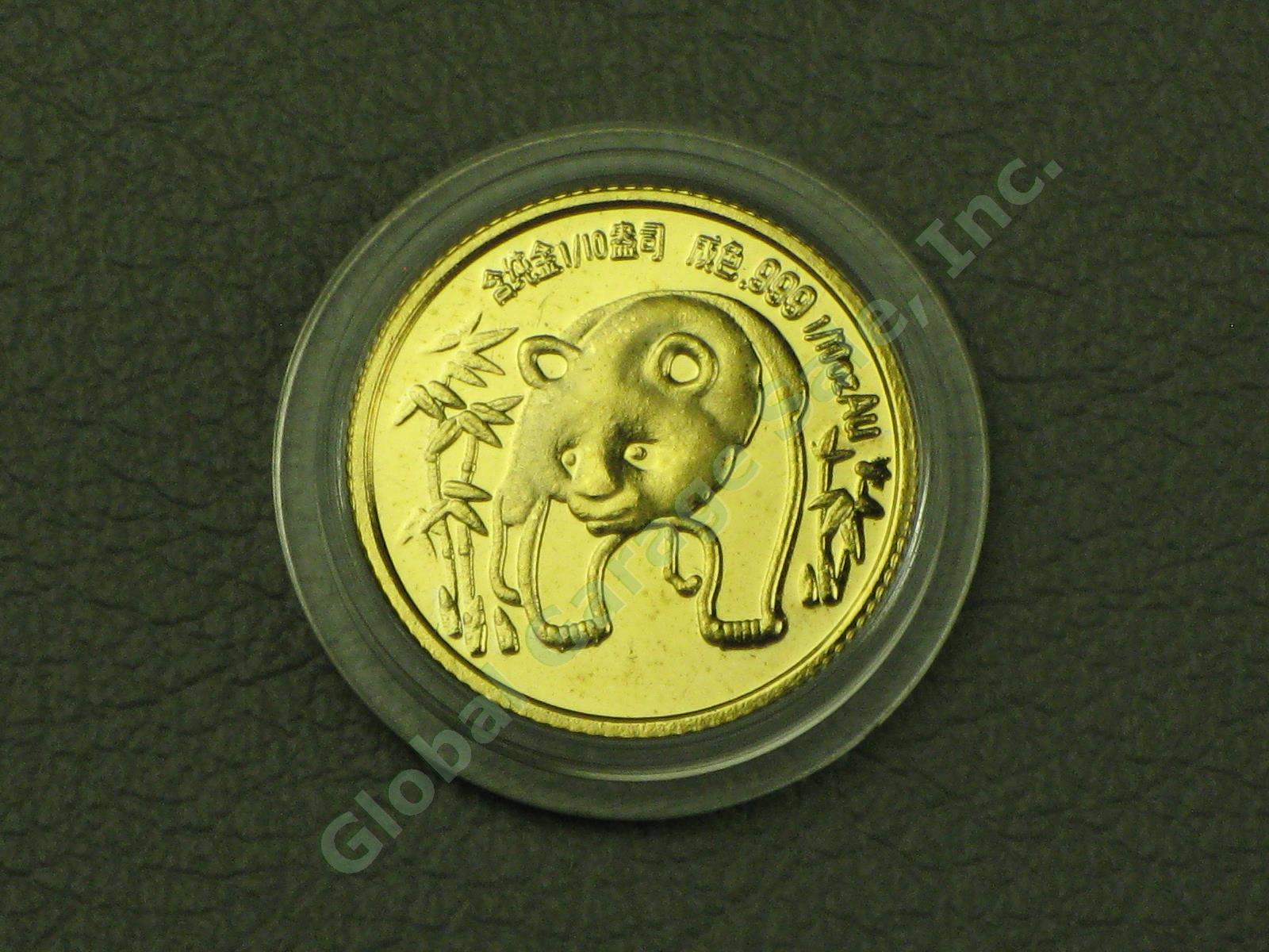 Rare 1986 10 Yuan .999 Pure Gold 1/10 oz .1 Troy Ounce China Panda Coin NO RES!