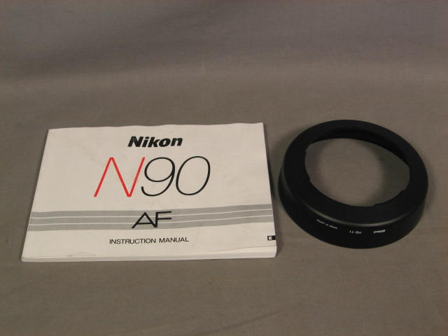 Nikon N90 Camera AF Nikkor 24-120 Zoom Lens SB-15 Flash 11