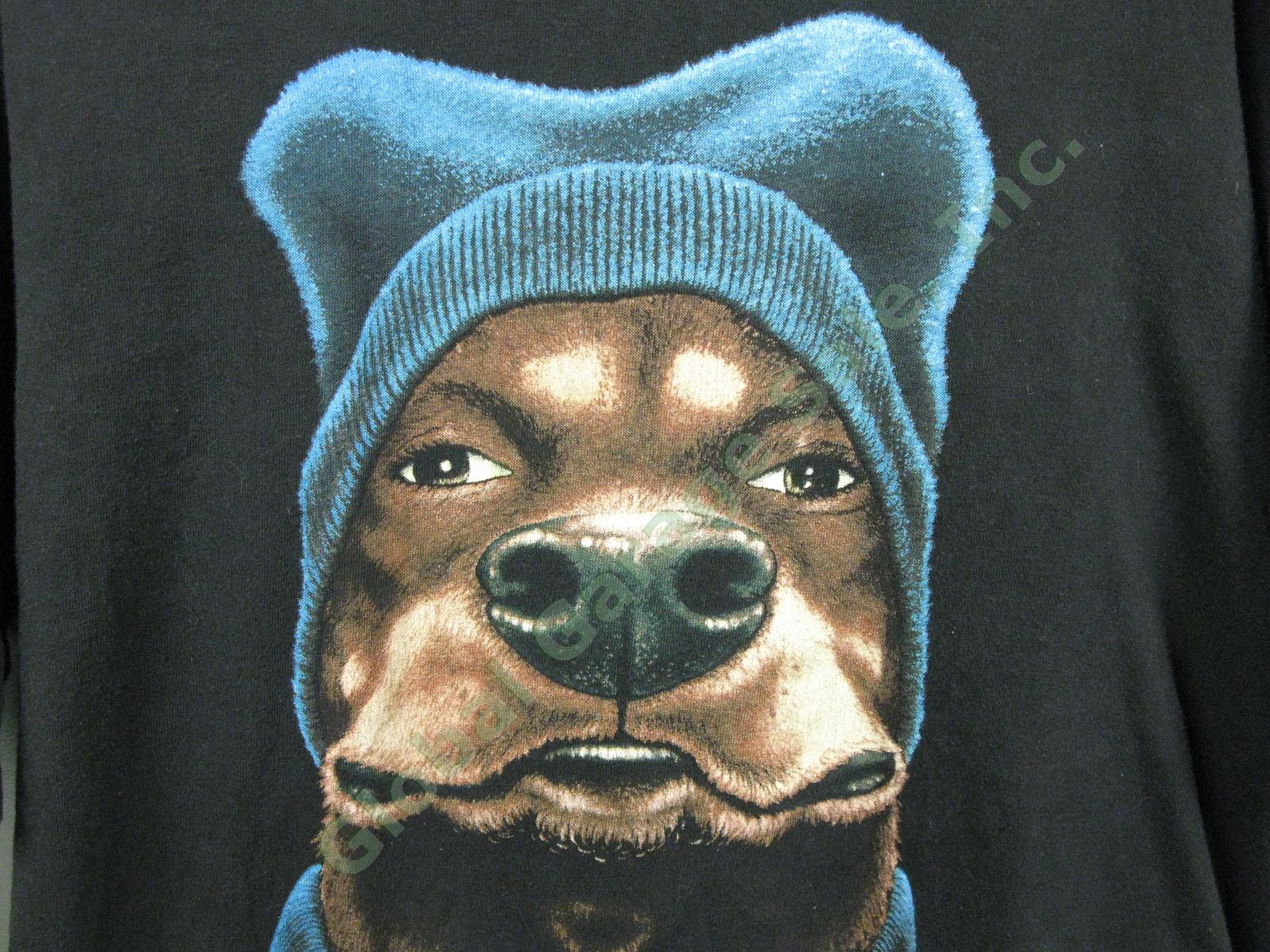 RARE Vintage Snoop Dogg Beware of Dog Parody Knock-Off T-Shirt Size XL Wild Oats 1