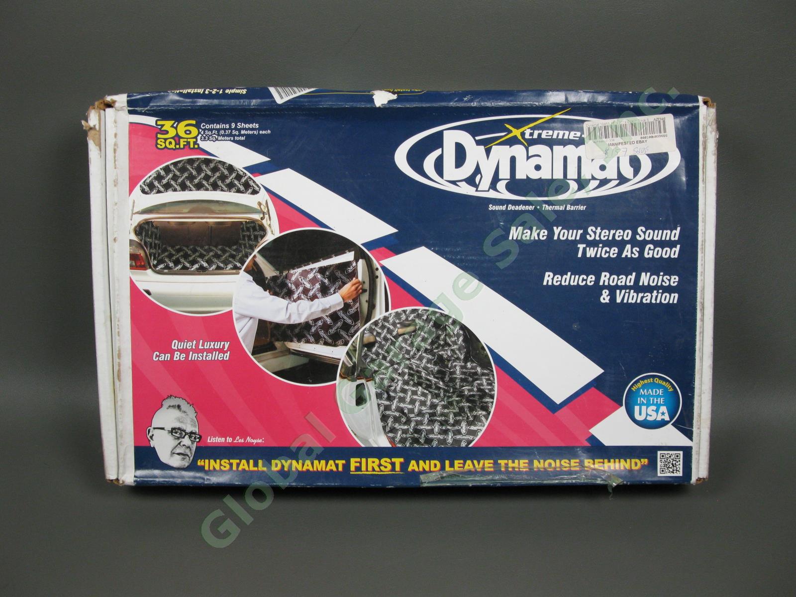 NEW Dynamat Xtreme 10455 Sound Deadener 18"x32" Self-Adhesive Thermal Barrier NR