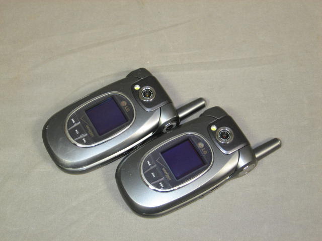 2 LG VX8300 Bluetooth V-Cast Phones + Chargers Verizon 2