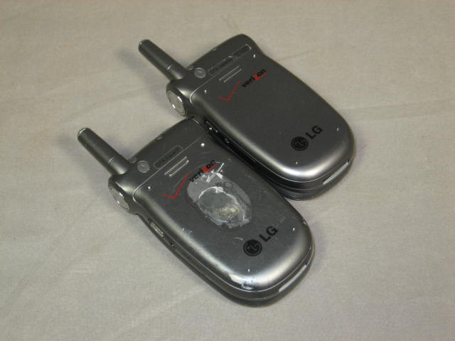 2 LG VX8300 Bluetooth V-Cast Phones + Chargers Verizon 3