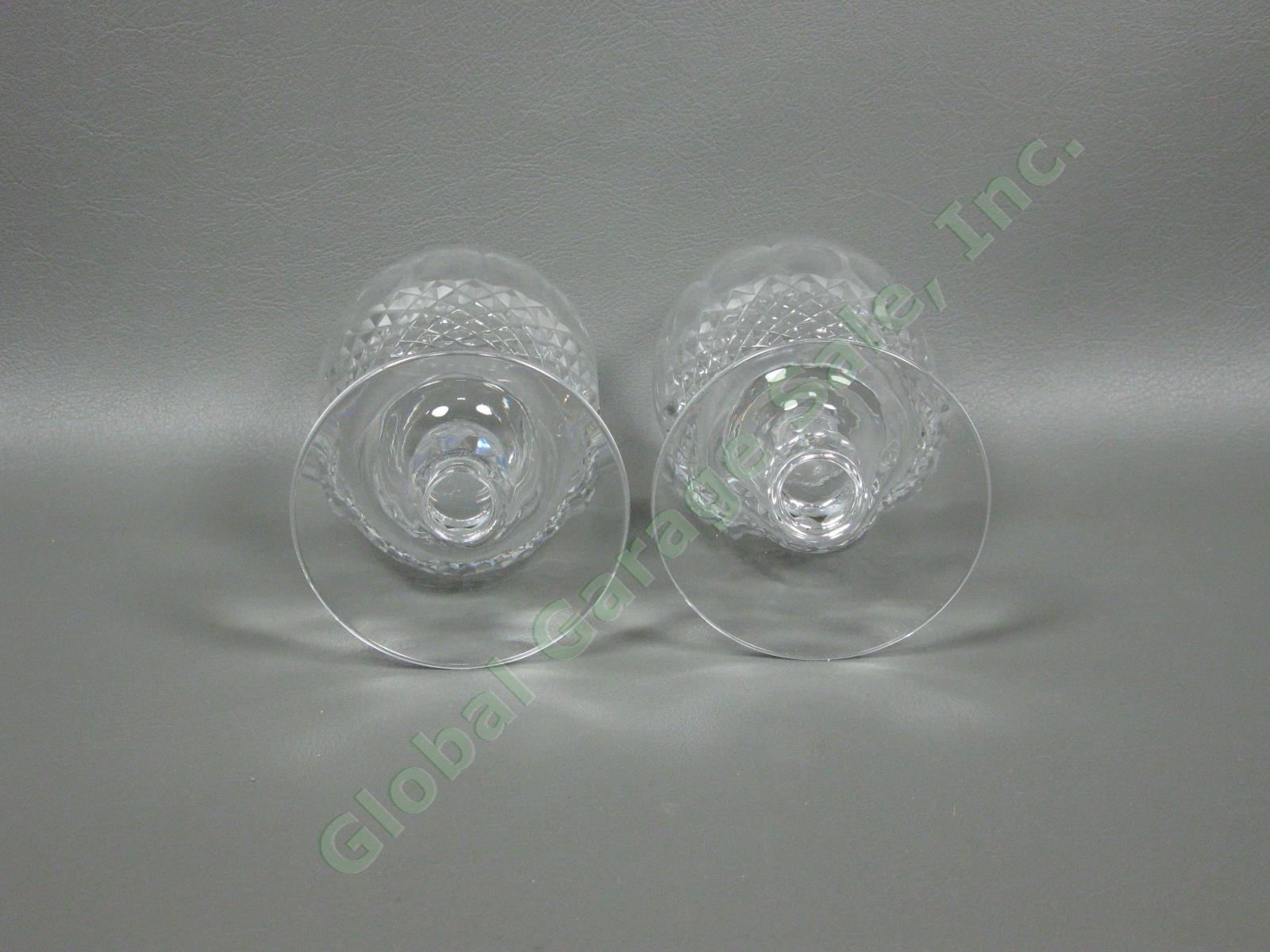 4 Waterford Crystal Colleen 5 1/4" Water Goblet Wine Glass Set Vintage Retired 9