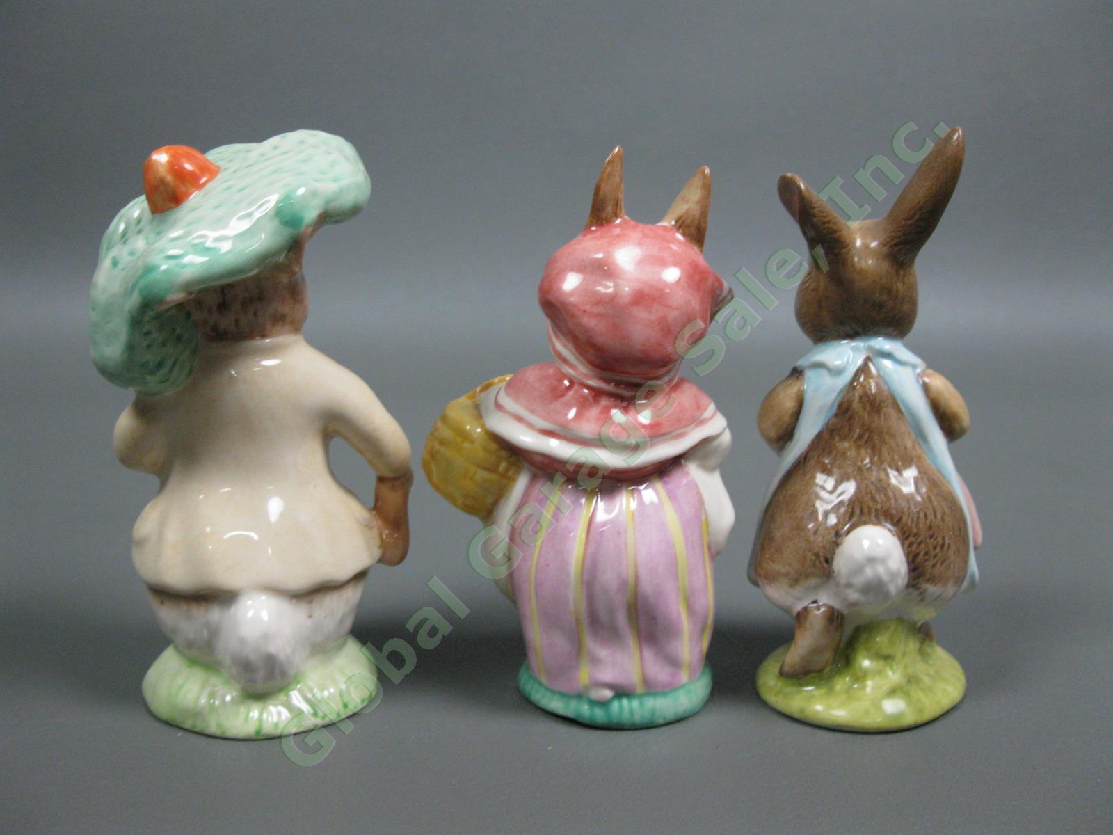 Vintage 1980s Beatrix Potter Beswick Royal Doulton & Albert Rabbit Figurine Lot 2