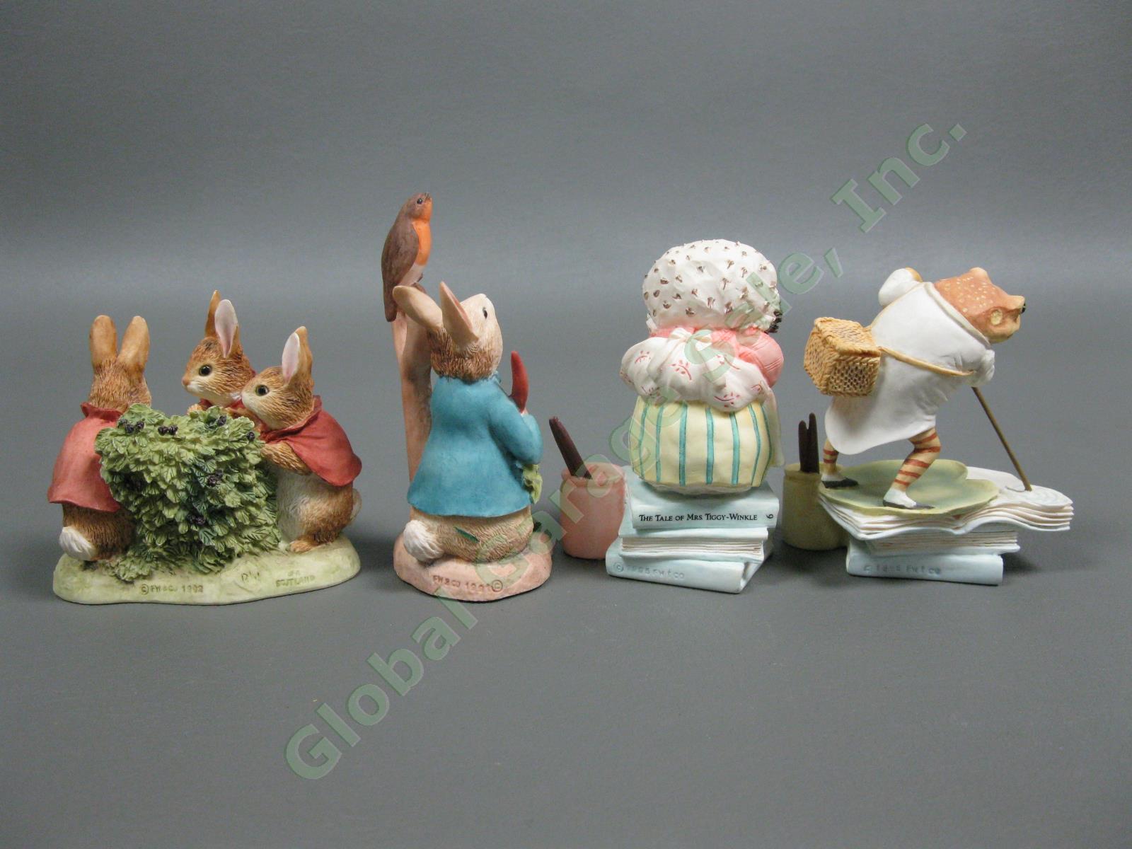 15 Vintage 1990s Beatrix Potter FW Hallmark Peter Rabbit Figurine/Ornament Lot 2