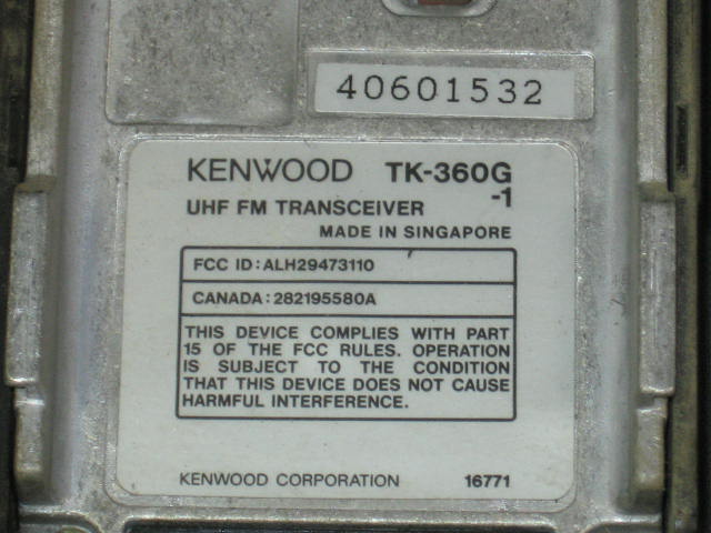 Motorola UHF Repeater Duplexer Kenwood Radios System NR 12