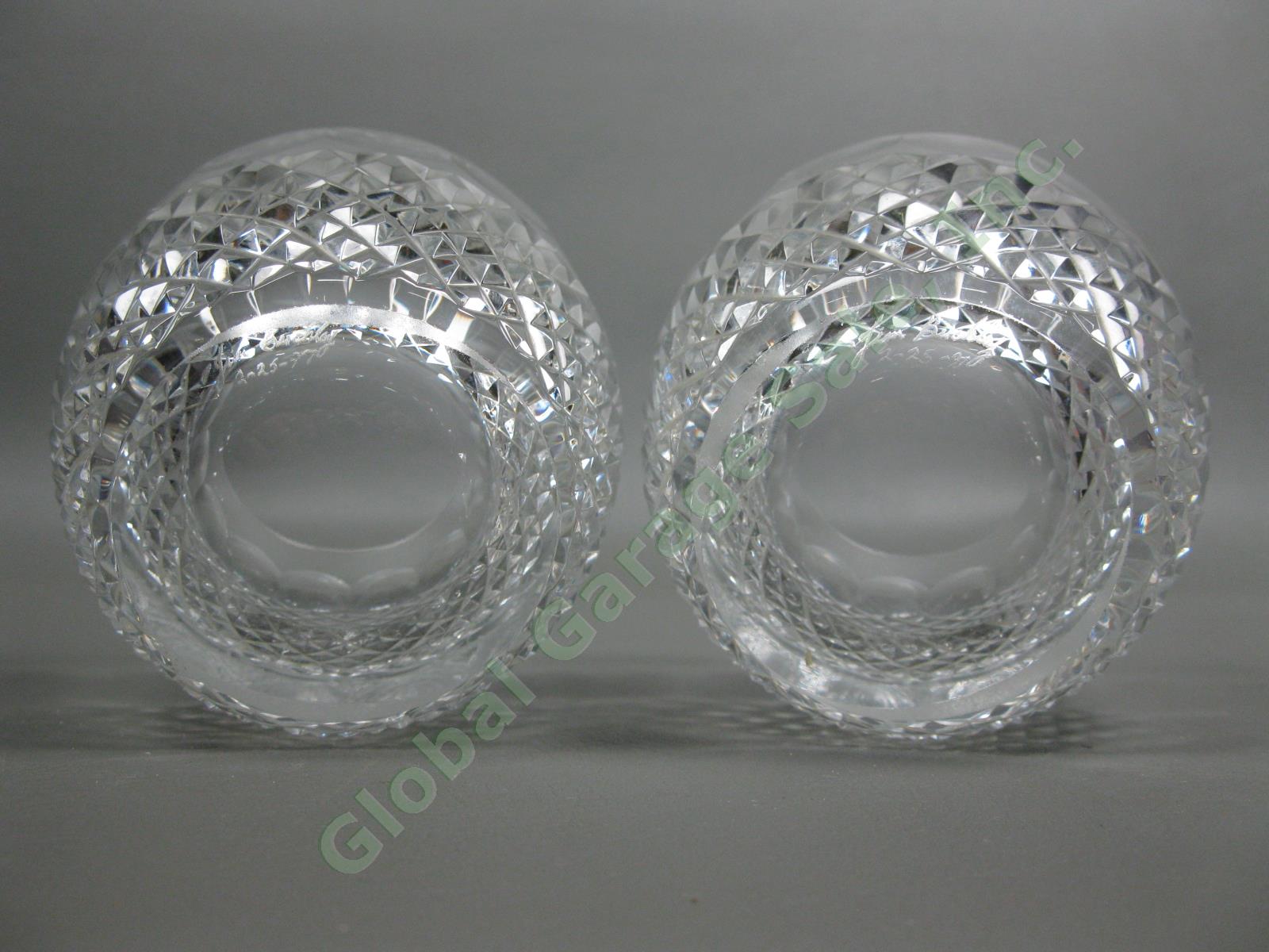 2 Waterford Crystal Colleen Master Cutter JIM BUCKLEY SIGNED Tumbler Glass Set 3
