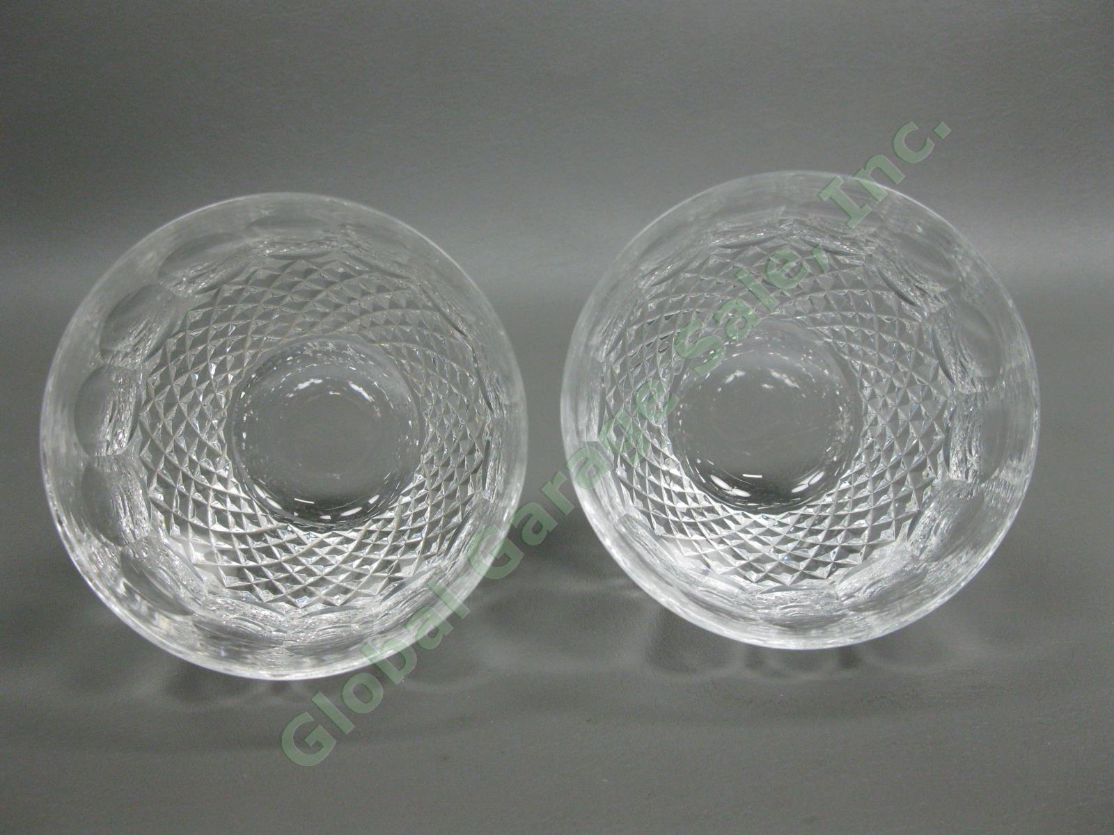 2 Waterford Crystal Colleen Master Cutter JIM BUCKLEY SIGNED Tumbler Glass Set 3