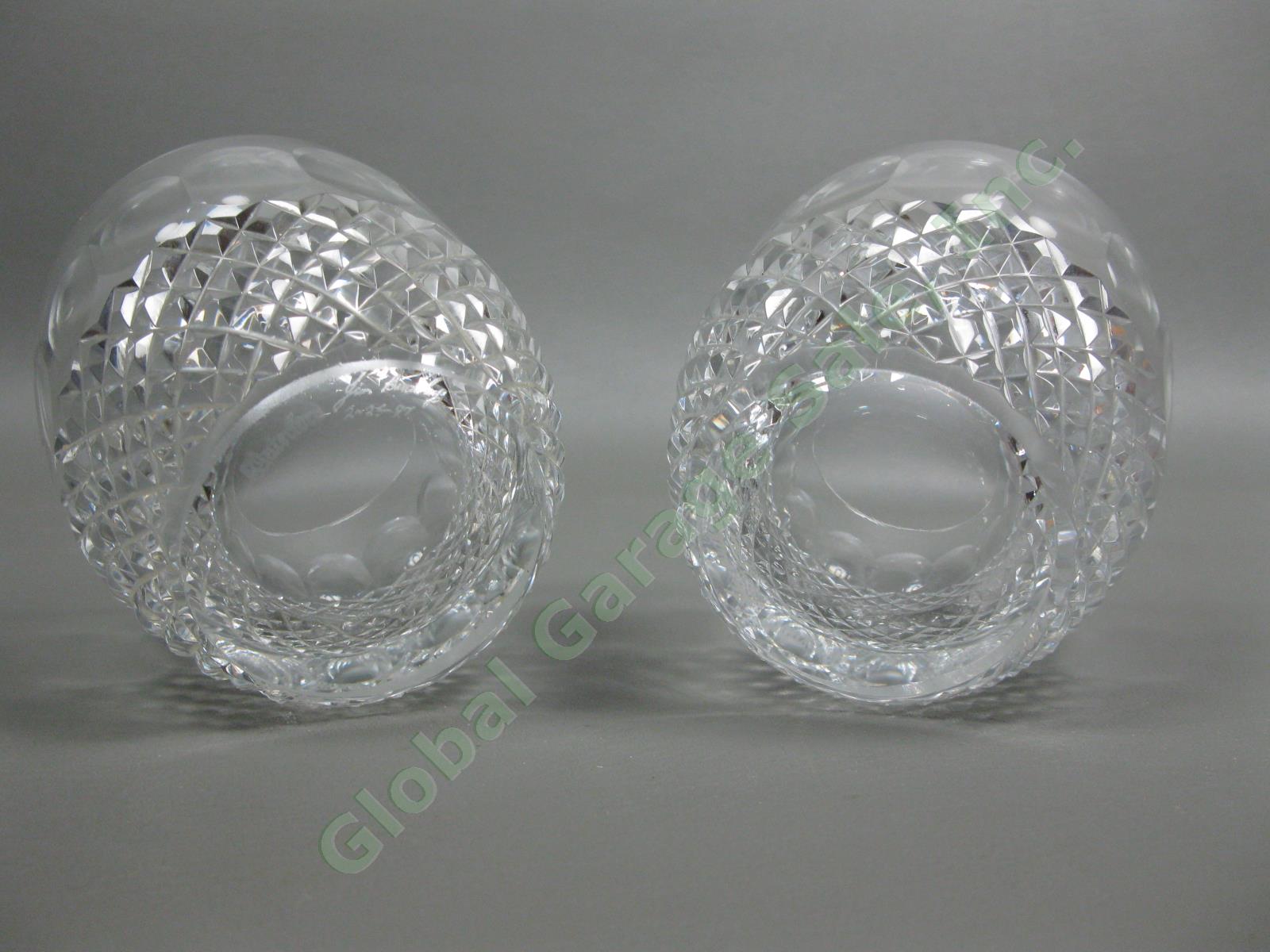 2 Waterford Crystal Colleen Master Cutter JIM BUCKLEY SIGNED Tumbler Glass Set 4